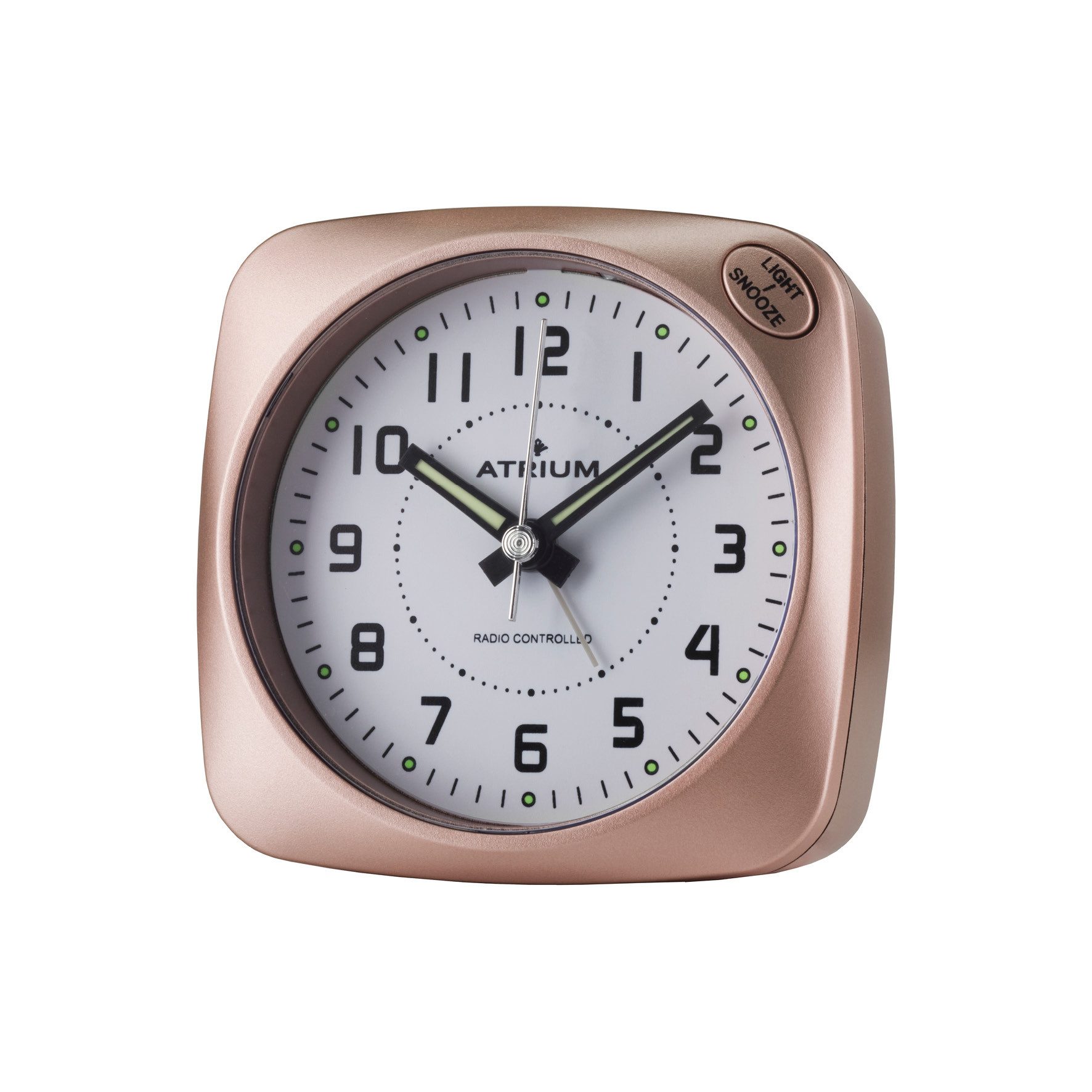 Atrium Funkwecker A610 Analog Quarz ohne Ticken Licht Snooze Klassisch Deutlich Geschenkidee