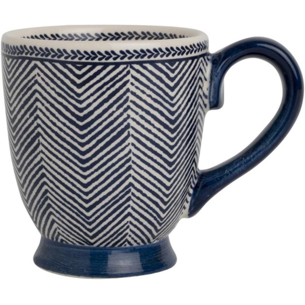 LAURA ASHLEY Tasse Henkelbecher Edwin Blue (200ml) (2-teilig)