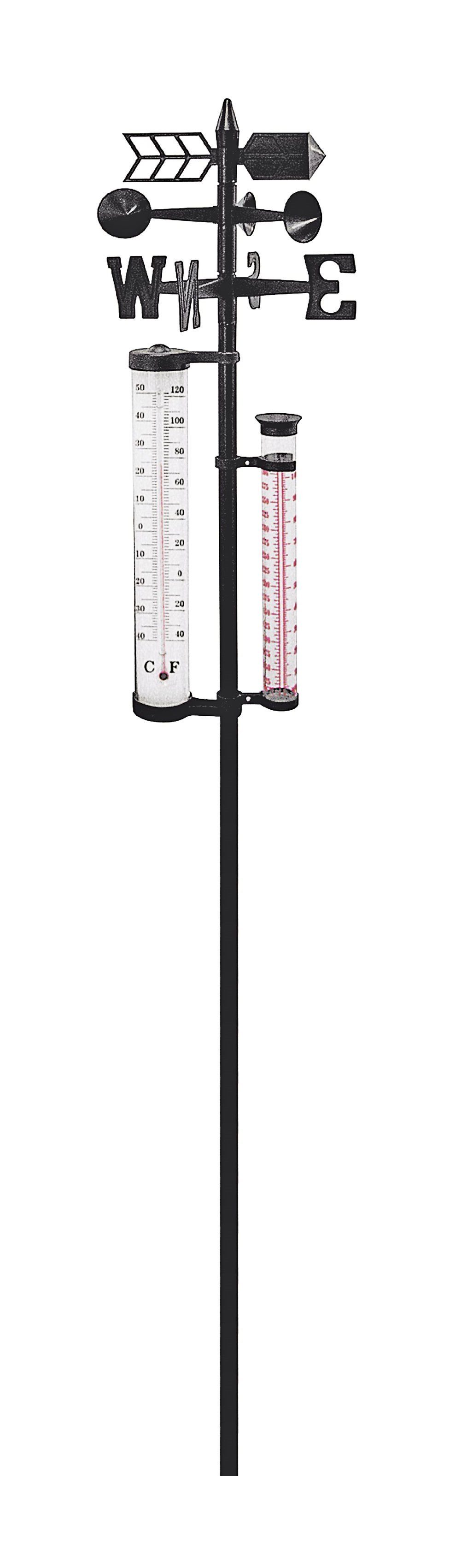 dynamic24 Außenwetterstation (XL Garten Wetterstation 145cm Barometer  Regenmesser Thermometer Windstärke) online kaufen | OTTO