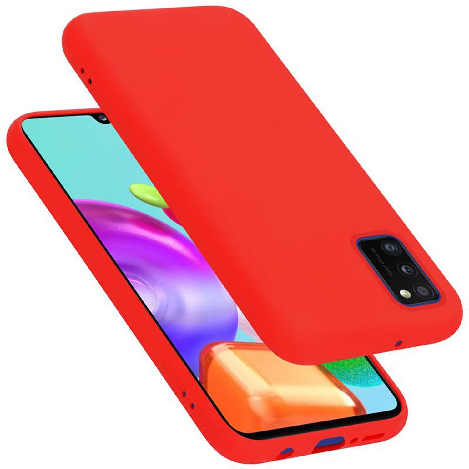 Cadorabo Handyhülle für Samsung Galaxy A41 Hülle Samsung Galaxy A41, Flexible Hülle TPU Silikon Schutzhülle Back Cover Case