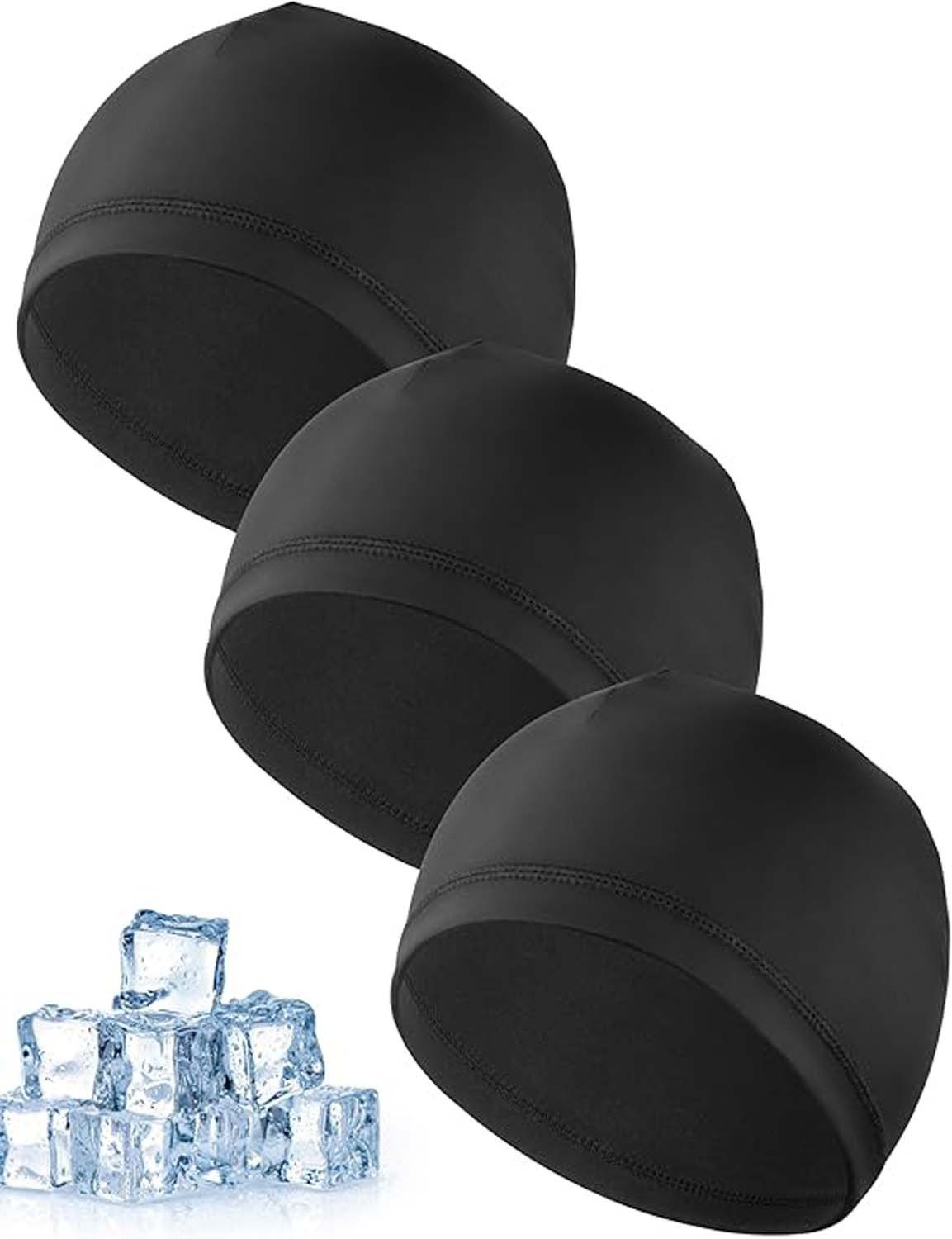 Strickmütze 3 Stück Cooling Fahrradmütze Unter Helm, Atmungsaktiver