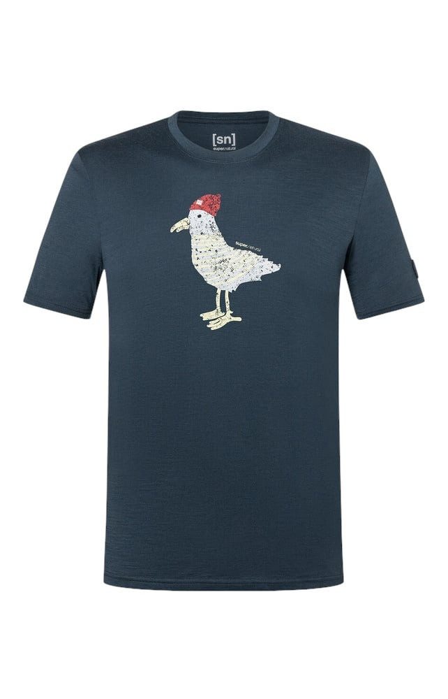 Print-Shirt für Herren, Merino JOHNNY TEE