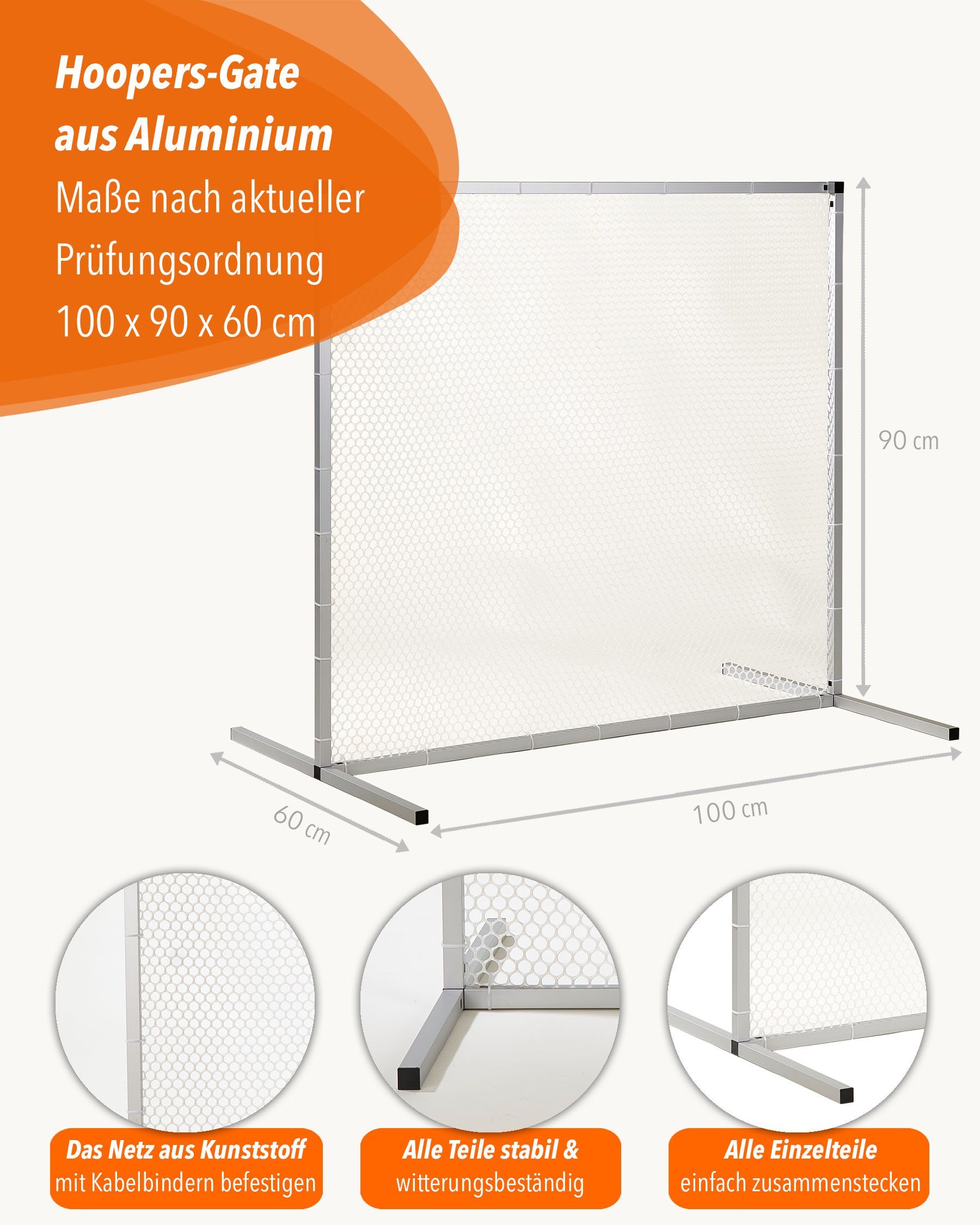 Superhund Outdoor-Spielzeug Hoopers Gate aus Aluminium günstig online kaufen