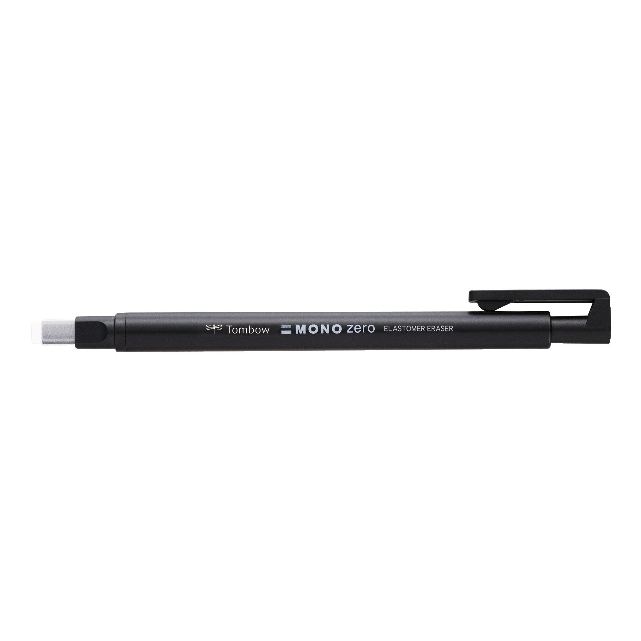 TOMBOW Radiergummi MONO zero, Radierstift, eckige 2,5 x 5 mm Spitze, nachfüllbar, präzises Radieren