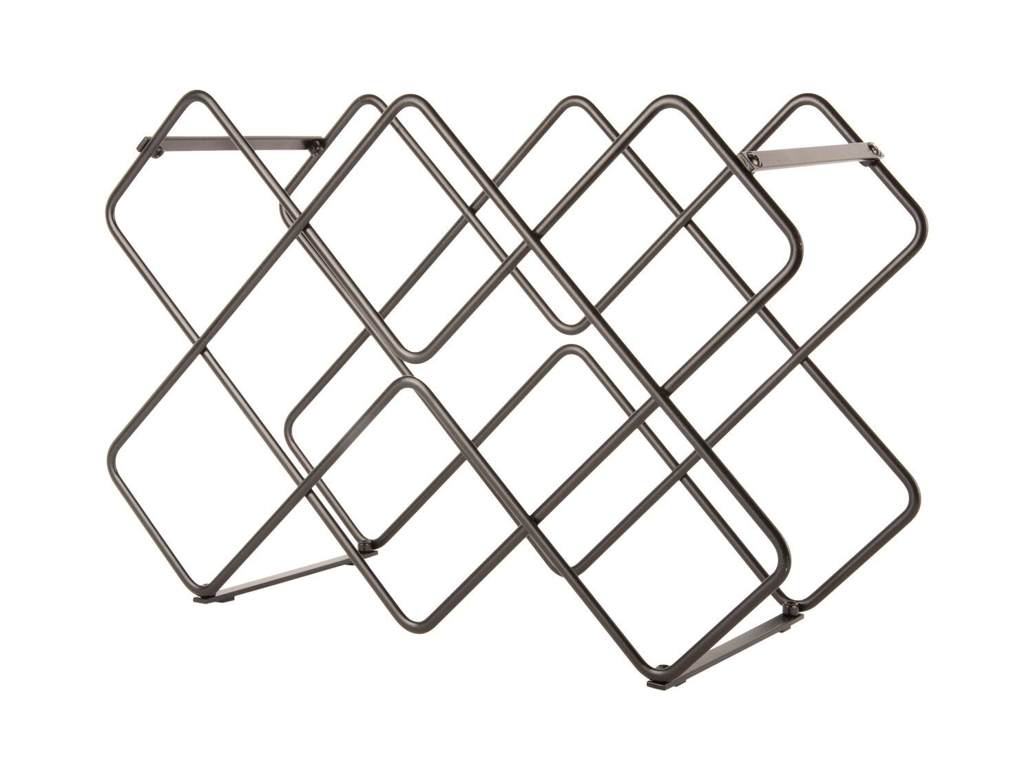 Present Time Weinregal Weinregal aus Metall DIAMONDS, 40,5 x 27,5 x 15,5 cm