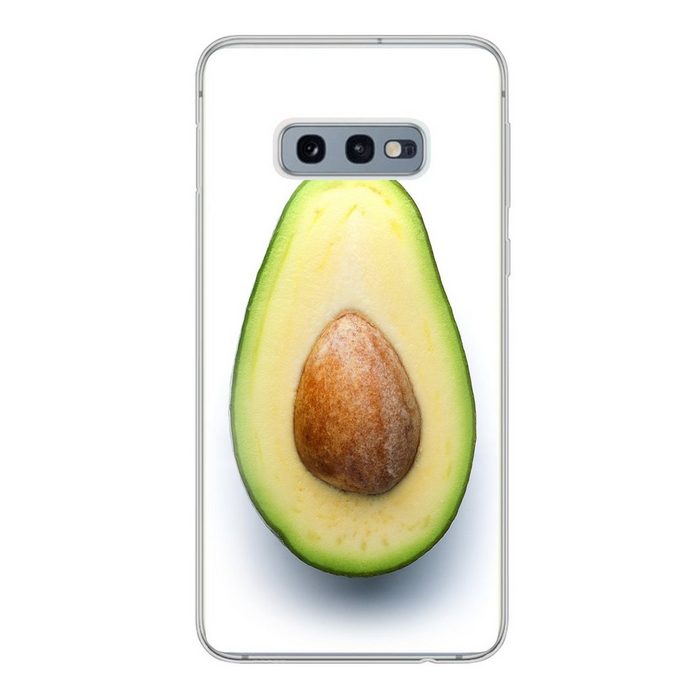 MuchoWow Handyhülle Avocado in Scheiben geschnitten mit Stein Phone Case Handyhülle Samsung Galaxy S10e Silikon Schutzhülle