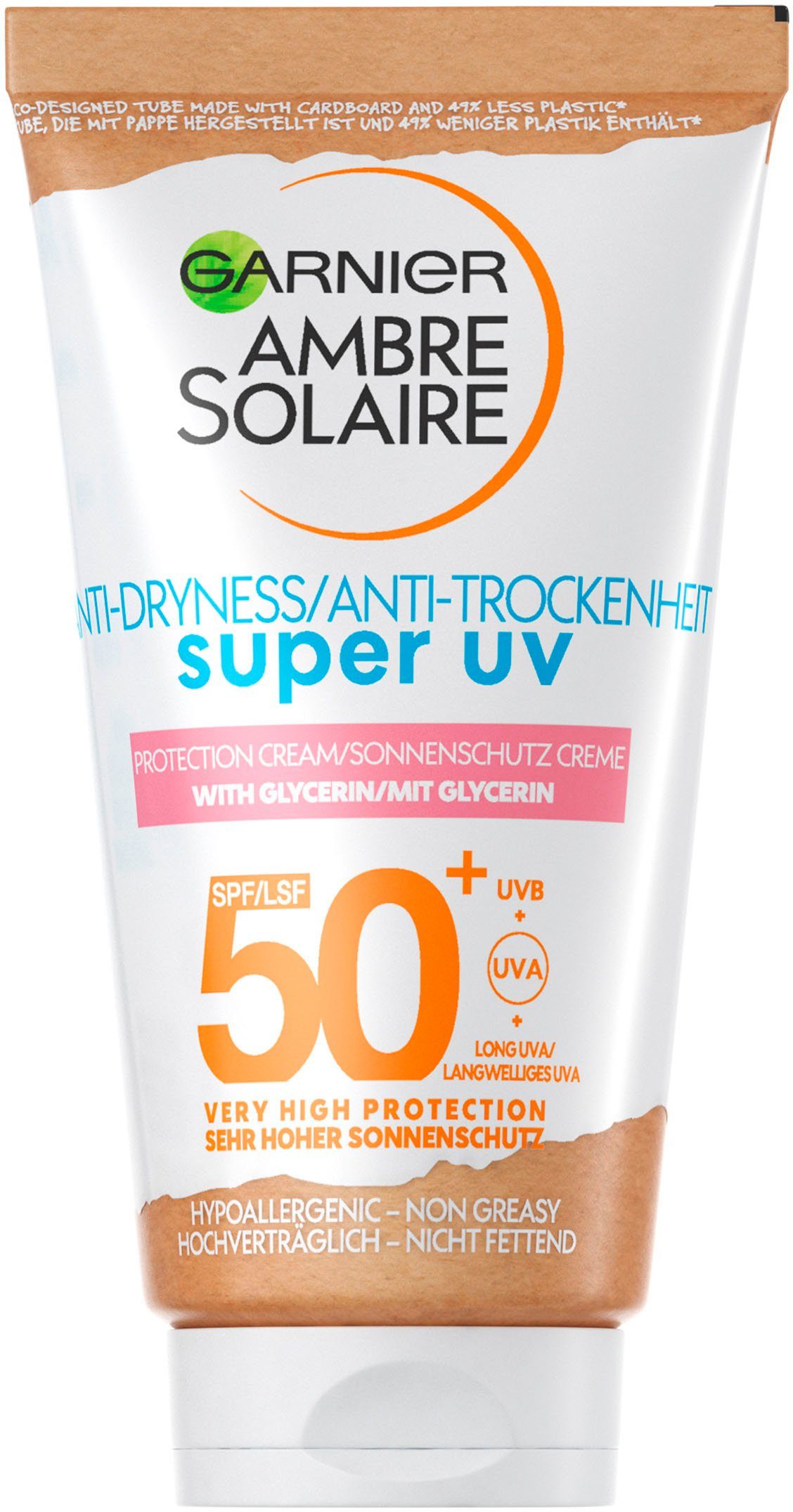 GARNIER Sonnenschutzcreme Ambre Solaire Sensitiv Expert LFS 50+