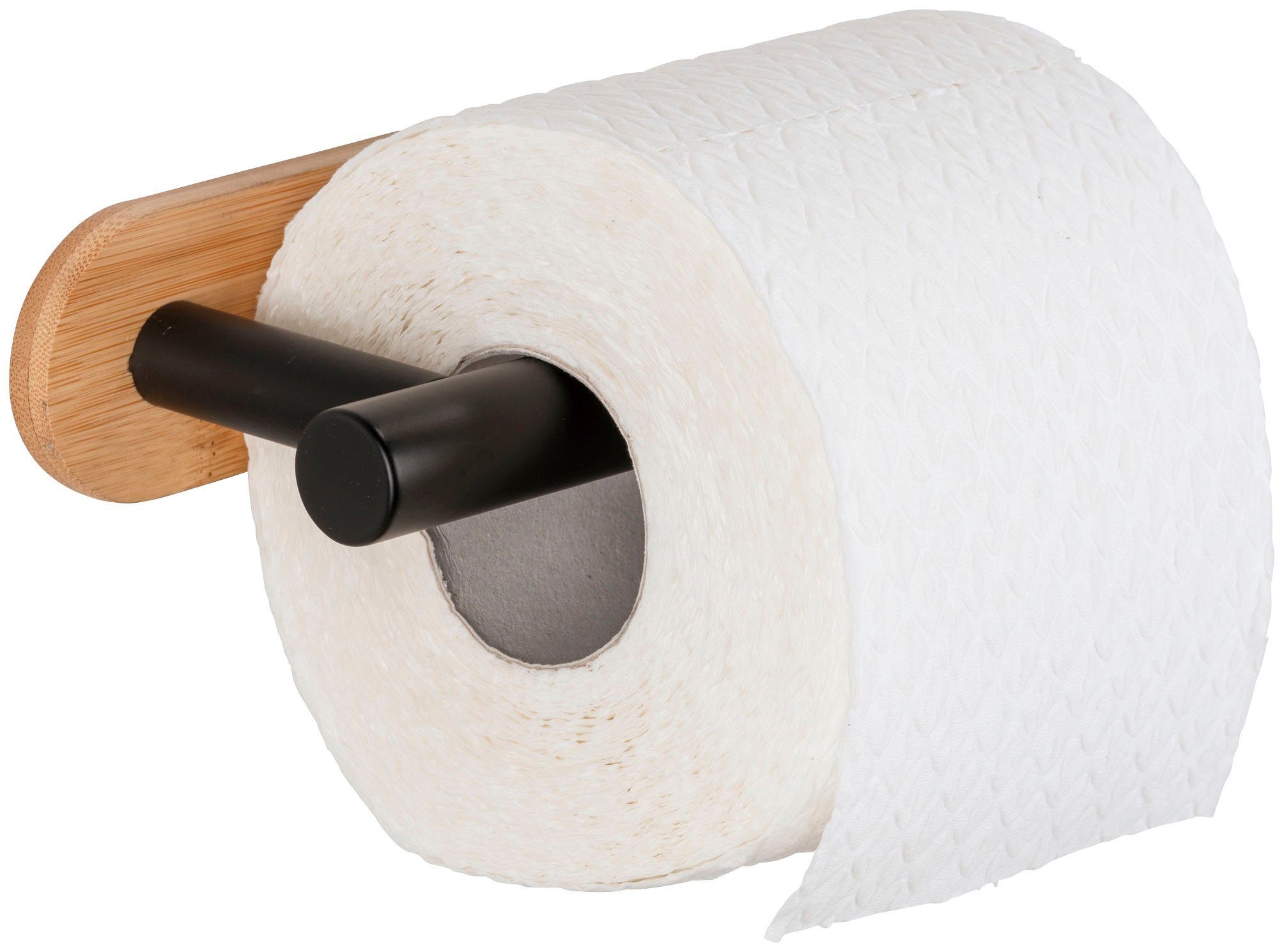 WENKO Toilettenpapierhalter Turbo-Loc® Orea Bamboo, Befestigen günstig online kaufen