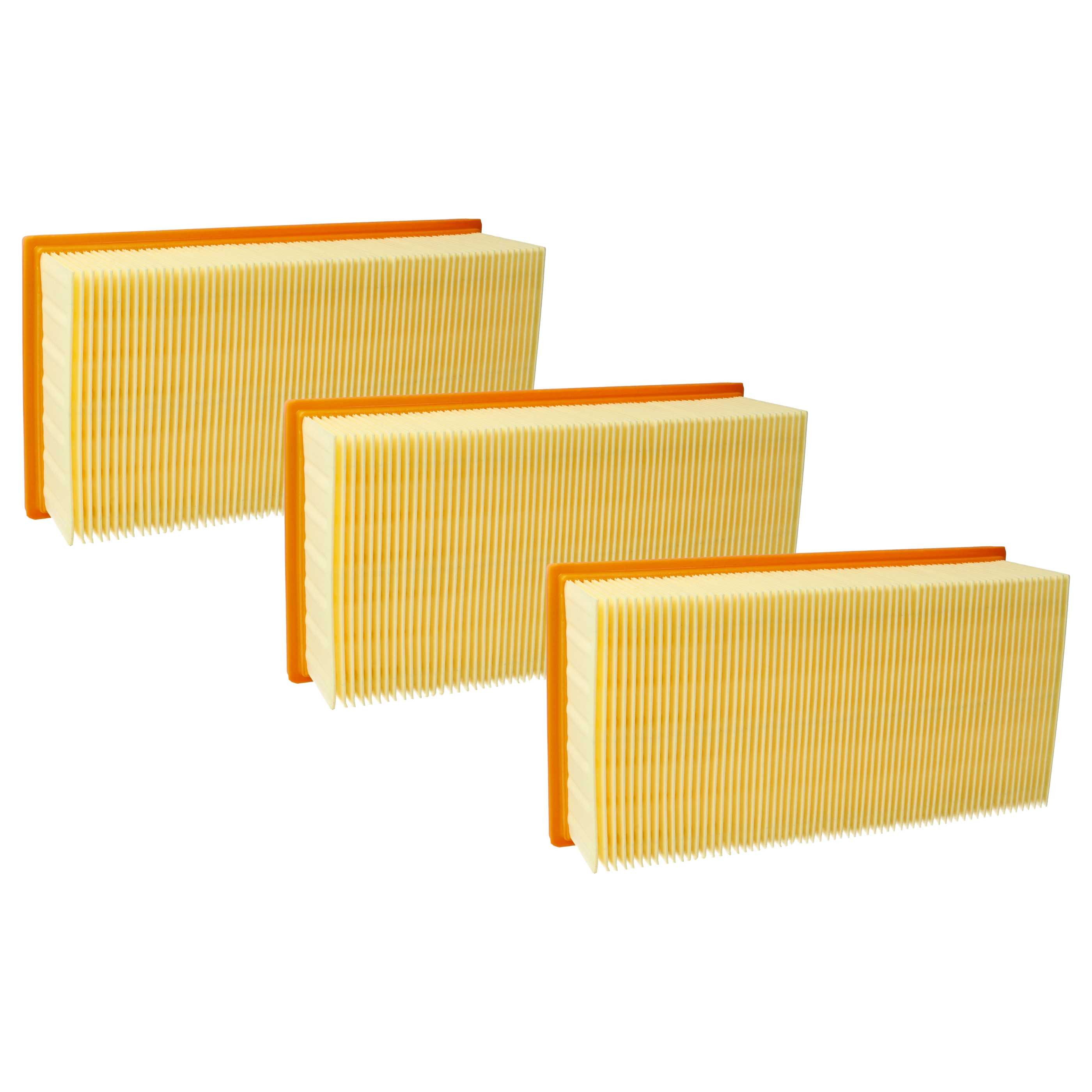 vhbw Flachfaltenfilter Ersatz für Würth 0702400195 für Staubsauger, Nass- und Trockensauger, für Staubsauger