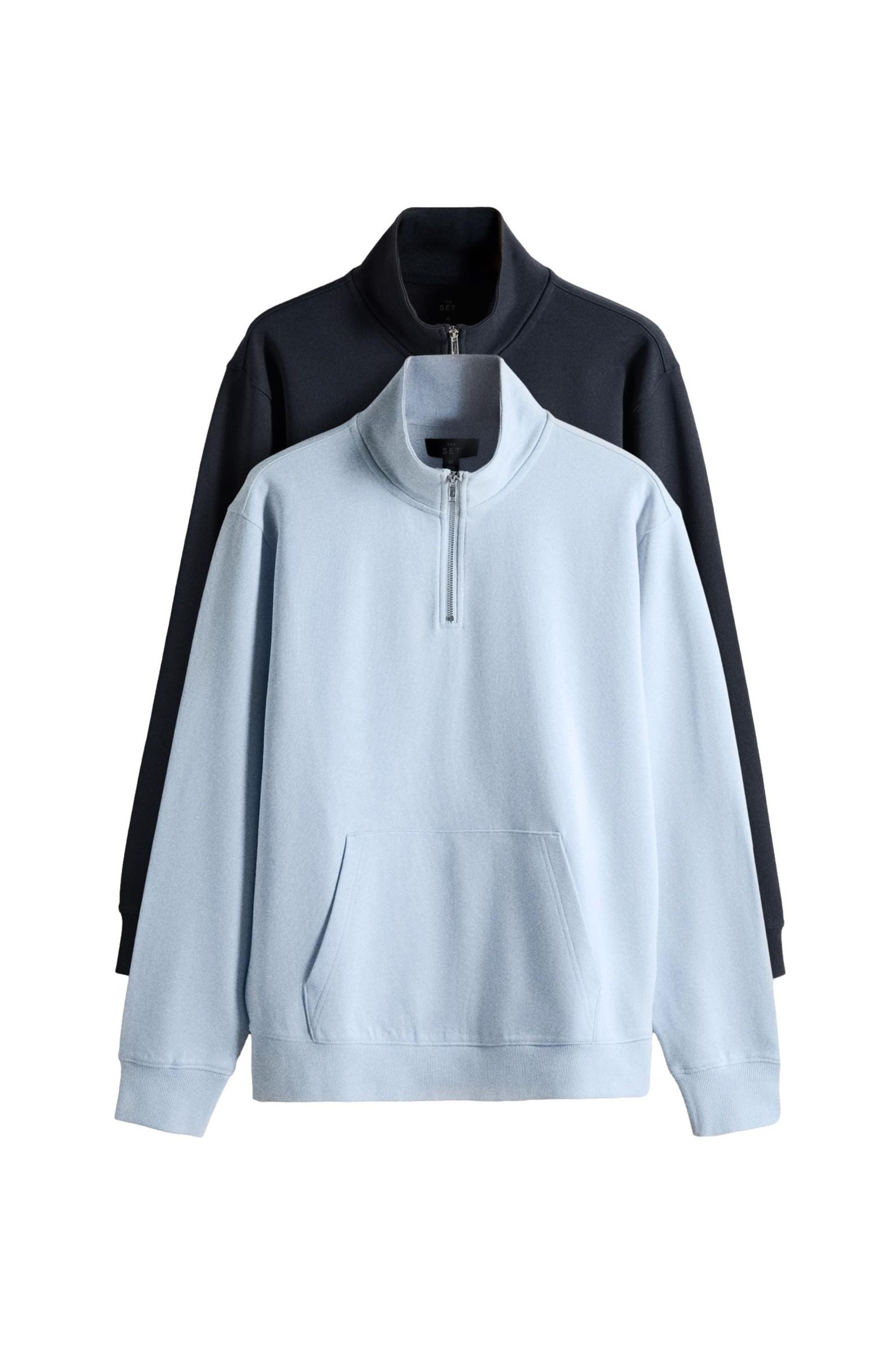 Sweatshirt The Set Sweatshirts mit Reißverschluss, 2er-Pack