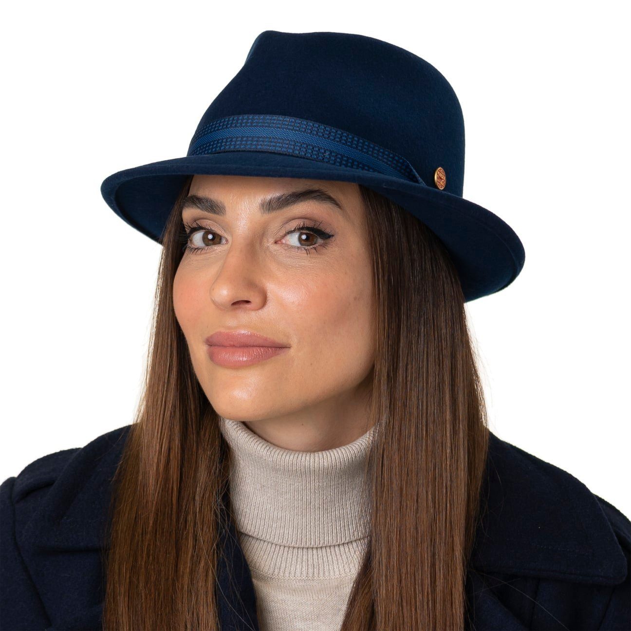 Mayser Trilby (1-St) Wollfilzhut mit Ripsband, Made in the EU
