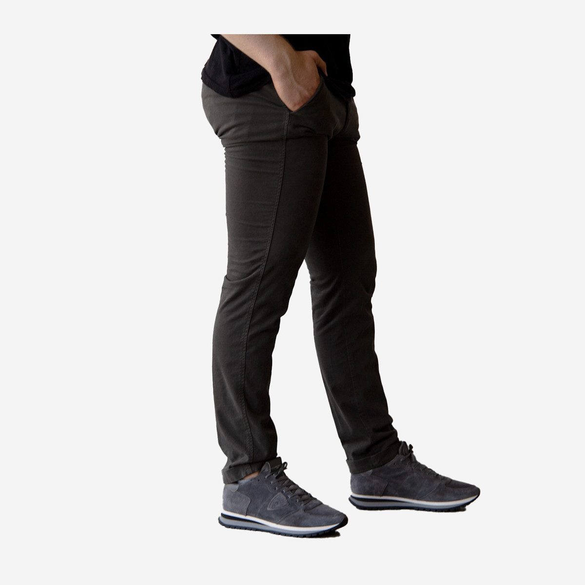 Mason's Stoffhose Mason’s 9PN2R3073N1 MBE130-309, Hosen, Blau