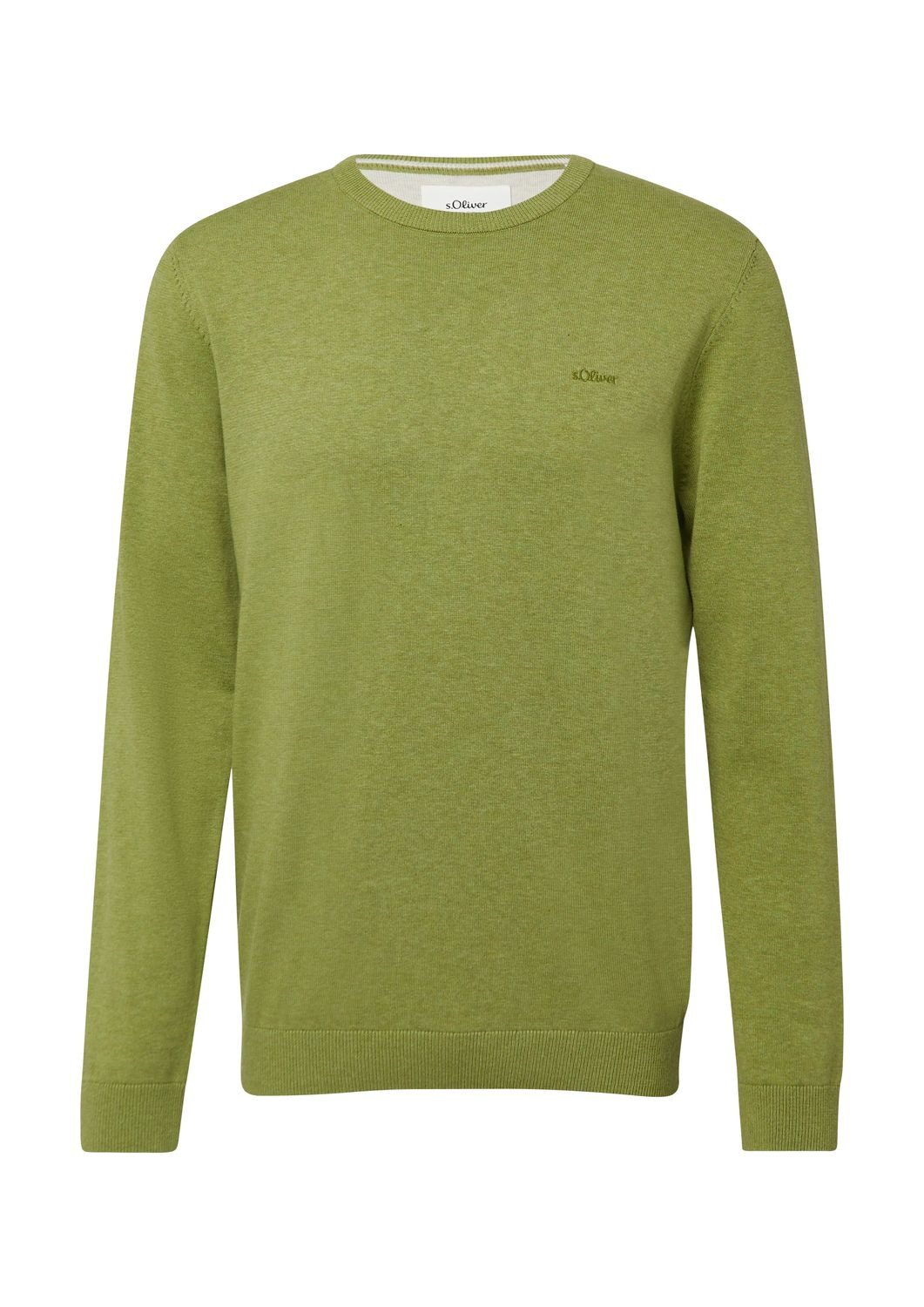 s.Oliver Rundhalspullover Basic (1-tlg) Feinstrick-Komfort mit günstig online kaufen