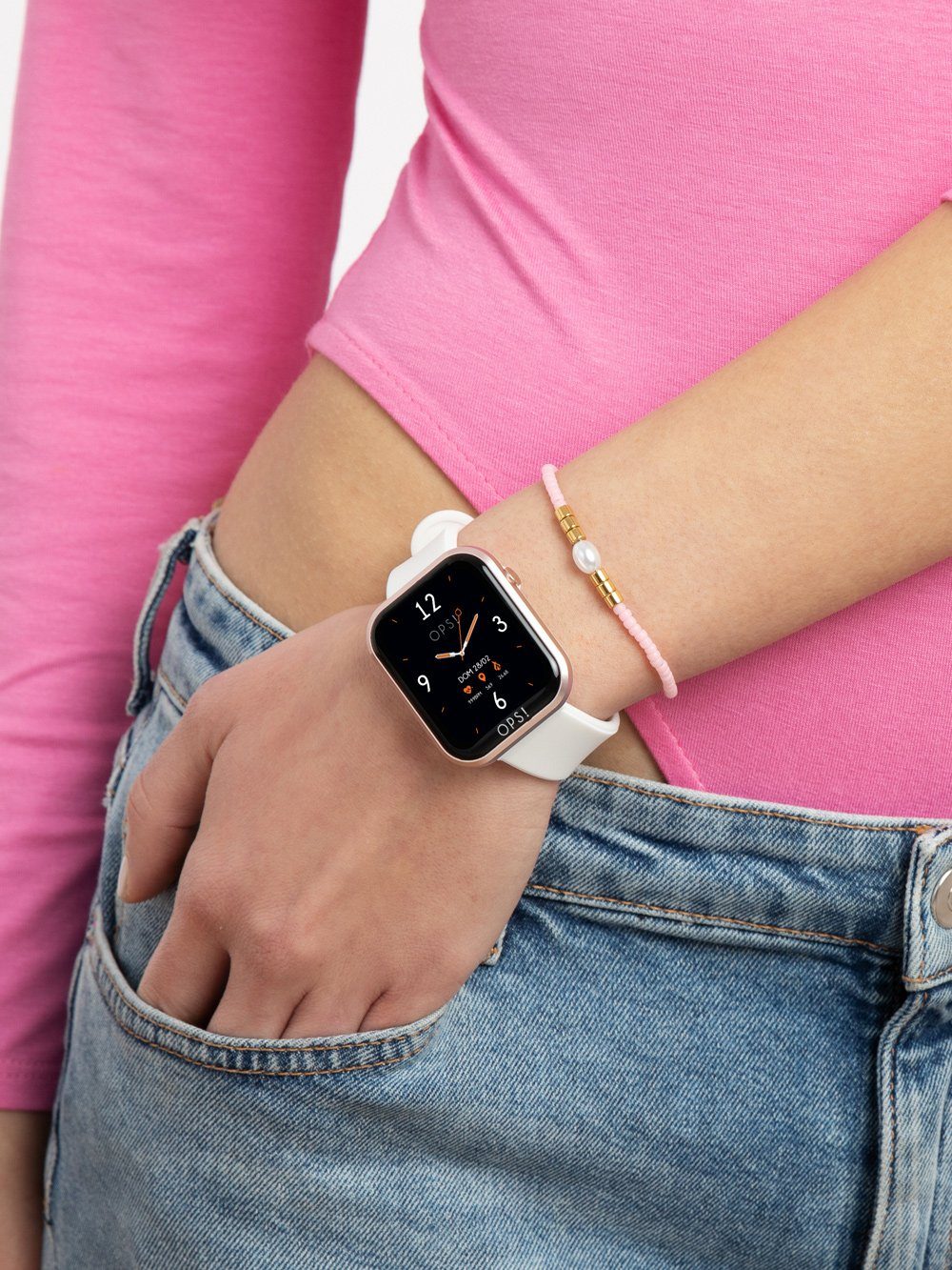 OPS! OBJECTS Quarzuhr OPS!SMART OPSSW-11 Call Smartwatch Unisex Uhr 38mm OPS!SMART OPSSW-11 Call Smartwatch Unisex Uhr 38mm