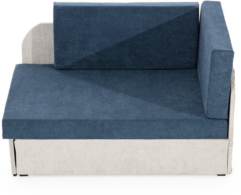 MOEBLO Alova und Braun Beige + (Alova Kindersofa 07) Couch mit Kinderzimmer + Bettkasten 12 Jugendsofa, für Schlaffunktion RAISA, Schlafsessel Schlafsofa