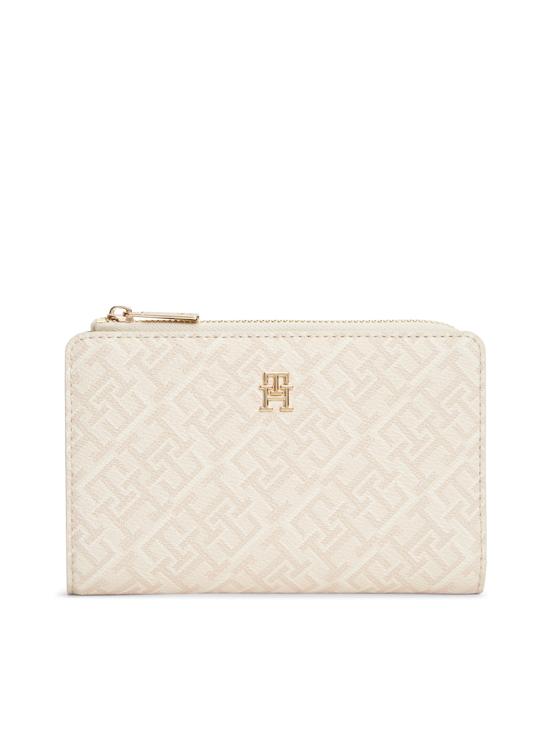 Tommy Hilfiger Geldbörse TH ICON BIFOLD WALLET MONOPLAY, Damen Geldbeutel, Portemonnaie mit TH-Schmucklogo