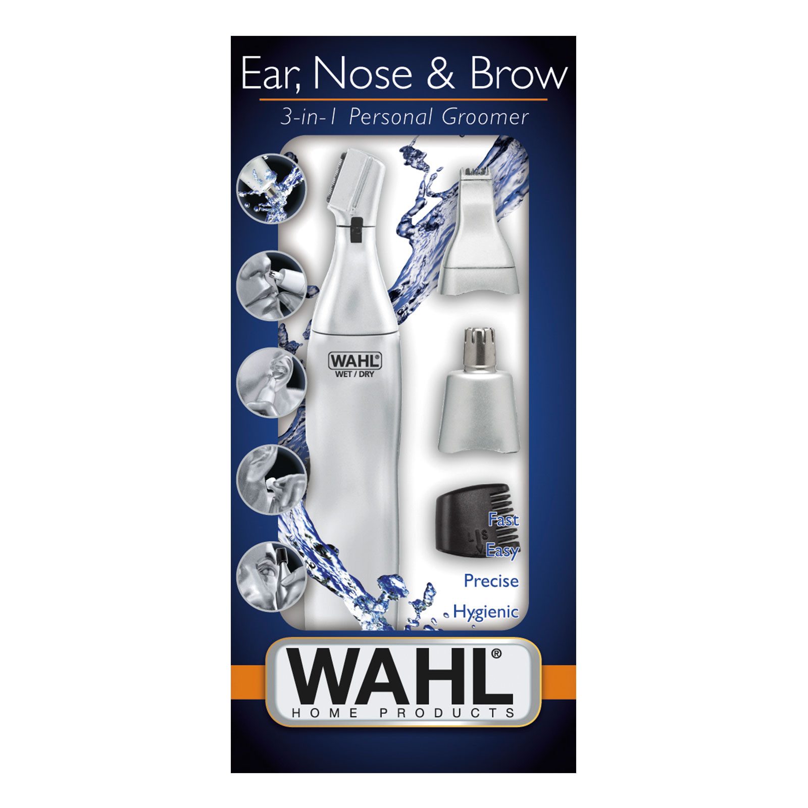 Wahl Haarschneider 05545-2416 Ear, Nose & Brow 3-in-1 Personal Trimmer, Nasen- und Ohr-Trimmer, Präzisionstrimmer und Detailtrimmer – Bild 3 von 3