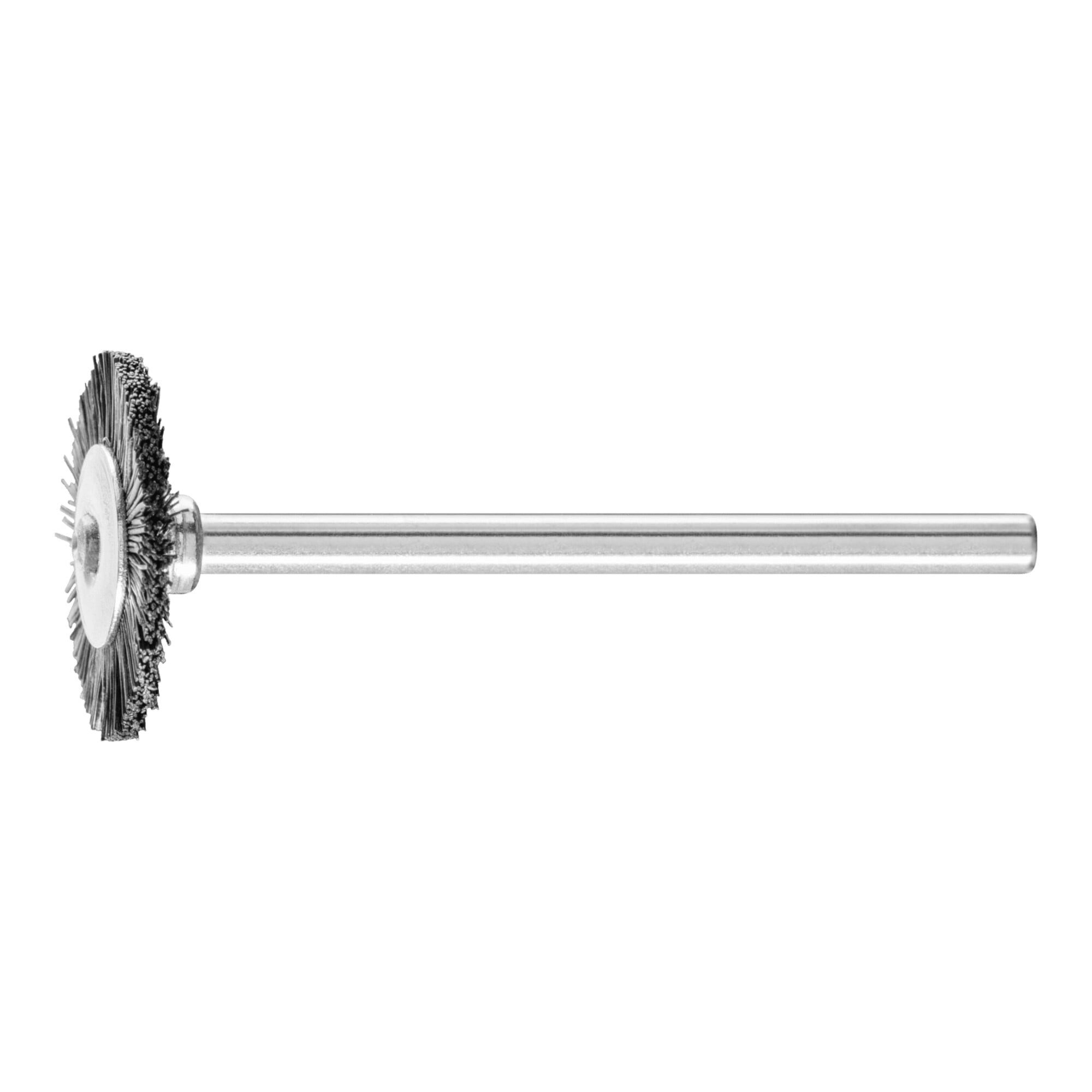 Pferd Rundbürste PFERD TOOLS Miniatur- Rundbürste RBU Ø19x2 mm Schaft-Ø3 mm schwarze