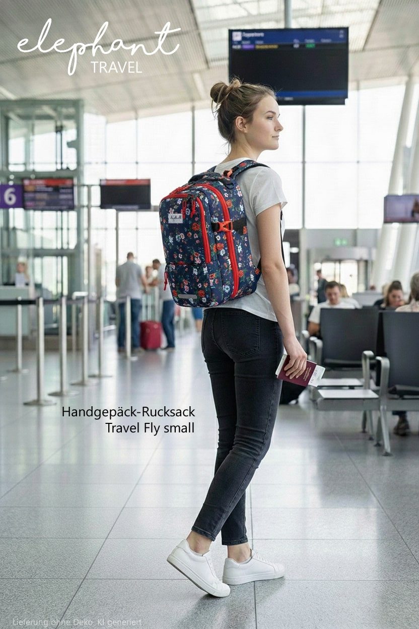 ELEPHANT Rucksack Flugzeug Handgepäck Damen Herren 40x25x20 cm Ryanair, Kabine Reise Reiserucksack Daypack 20 L Gepäck Travel small