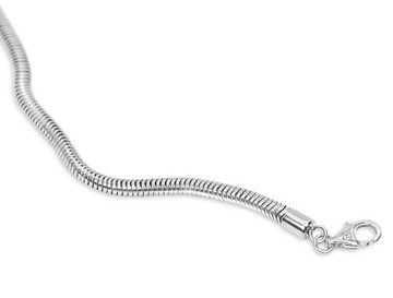 Sprezzi Fashion Silberarmband Herren Silber Snake Schlangen Armband 925er Sterling Silber, robust, verstellbar