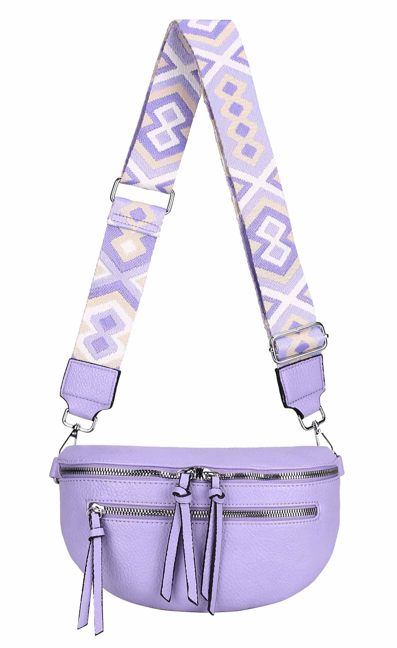 ITALYSHOP24 Schultertasche Damen Gürteltasche Umhängetasche CrossBody günstig online kaufen