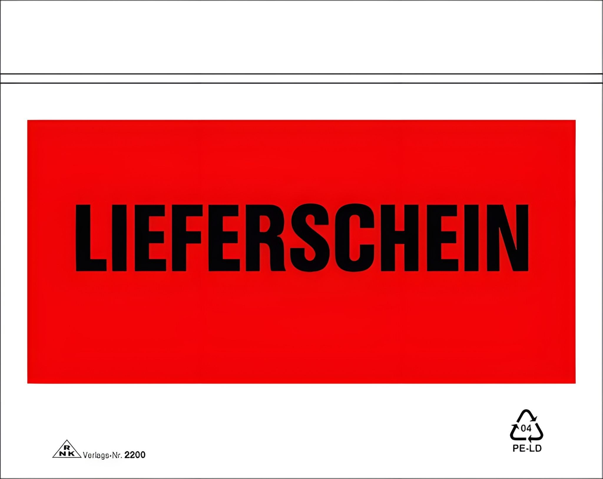 RNK Packpapier RNK Begleitpapiertasche C6 sk LIEFERSCHEIN