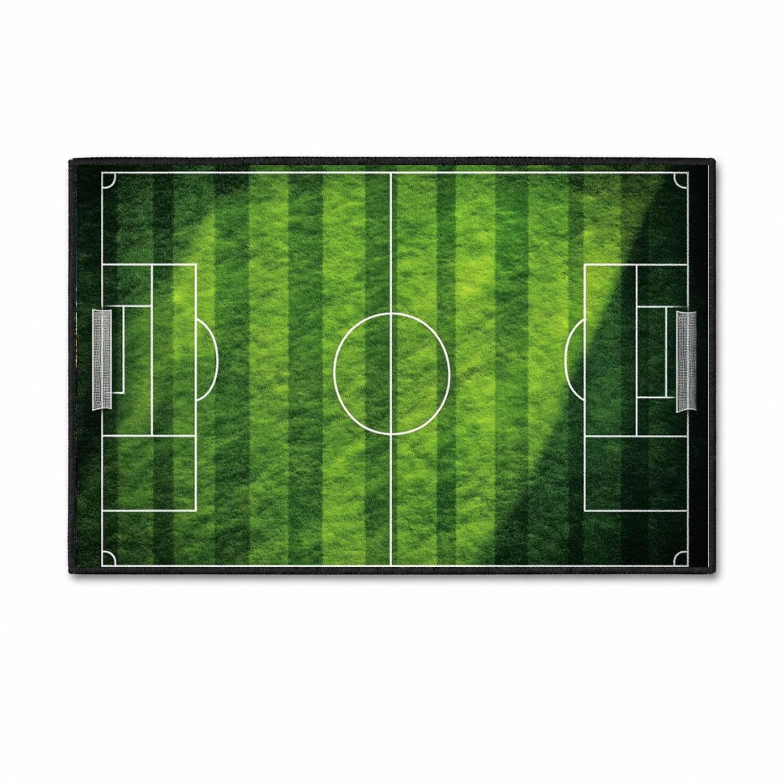 Jumpeak Teppich Fußballfeld Stadion Teppich, tepichwohinzimer, teppich waschbar, Rechteckig, Höhe: 5 mm, Kunstkaschmir, pflegeleicht, kurze Fasern, angenehm zu tragen