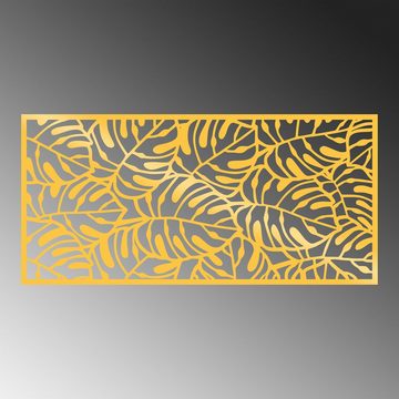 Wallity Wanddekoobjekt TNL1967, Gold, 100 x 48 cm, 100% Metall