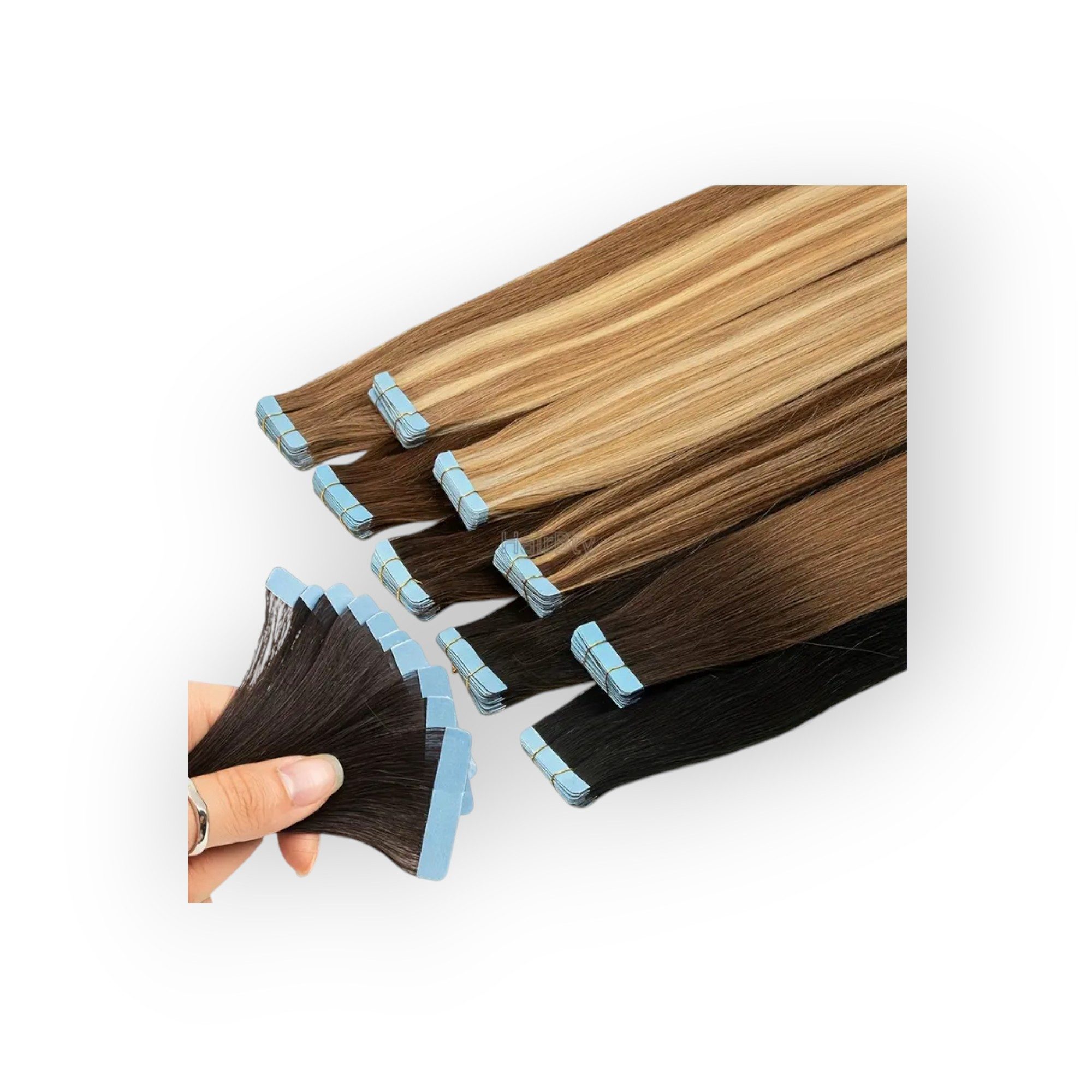 HC Echthaar-Extension Echthaar Tape In Extensions – Premium Qualität