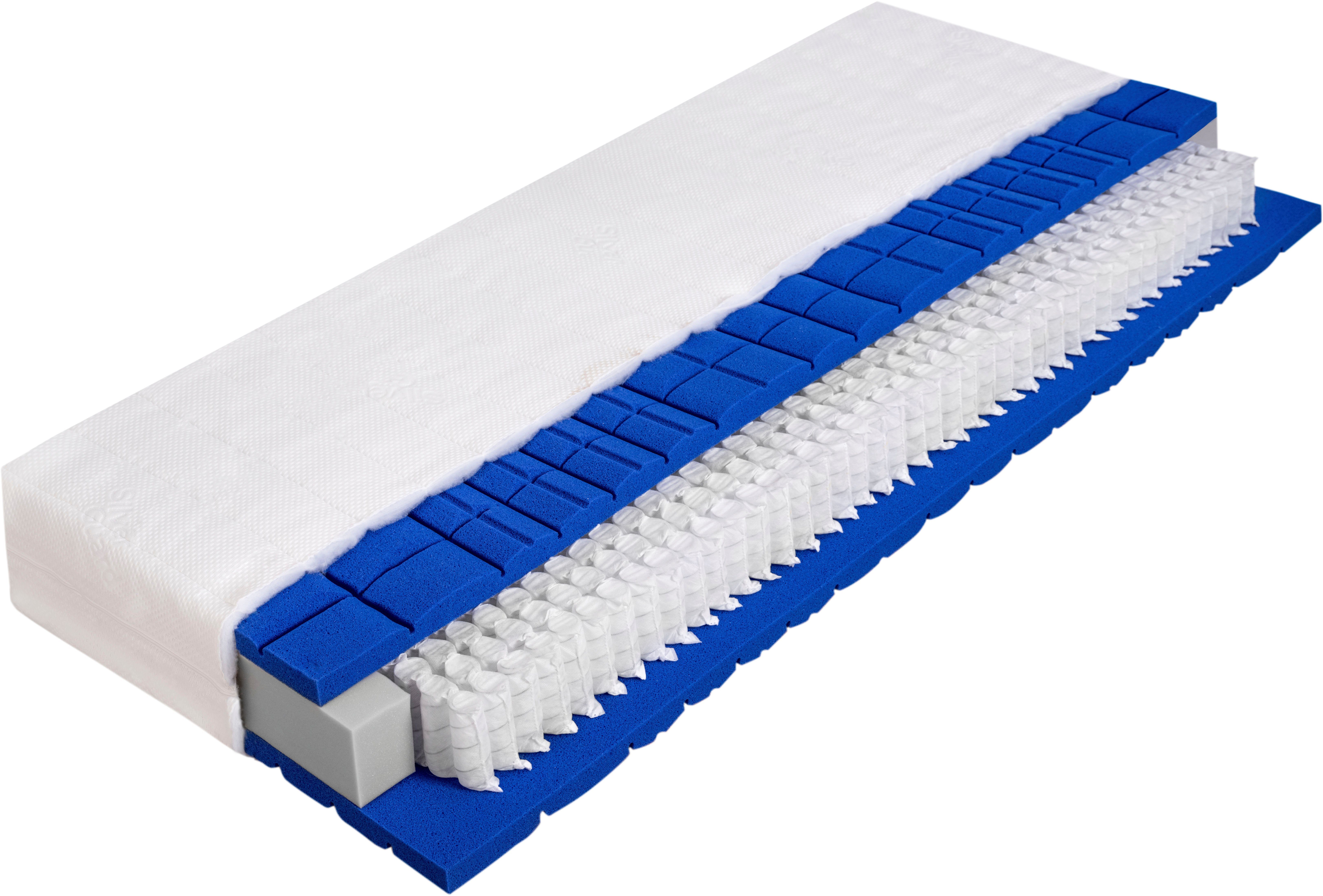 Taschenfederkernmatratze »Silver XL TF«, ADA premium, 23 cm hoch, 1000 Federn, mit beidseitiger Kaltschaumauflage
