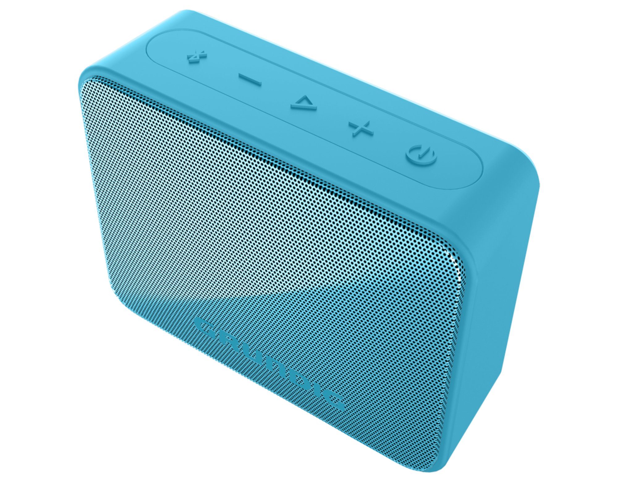 Grundig GBT SOLO Bluetooth-Lautsprecher (Bluetooth, 3.5 W, IPX5, integrierter Passivradiator, Reichweite bis zu 30 Meter) Blau