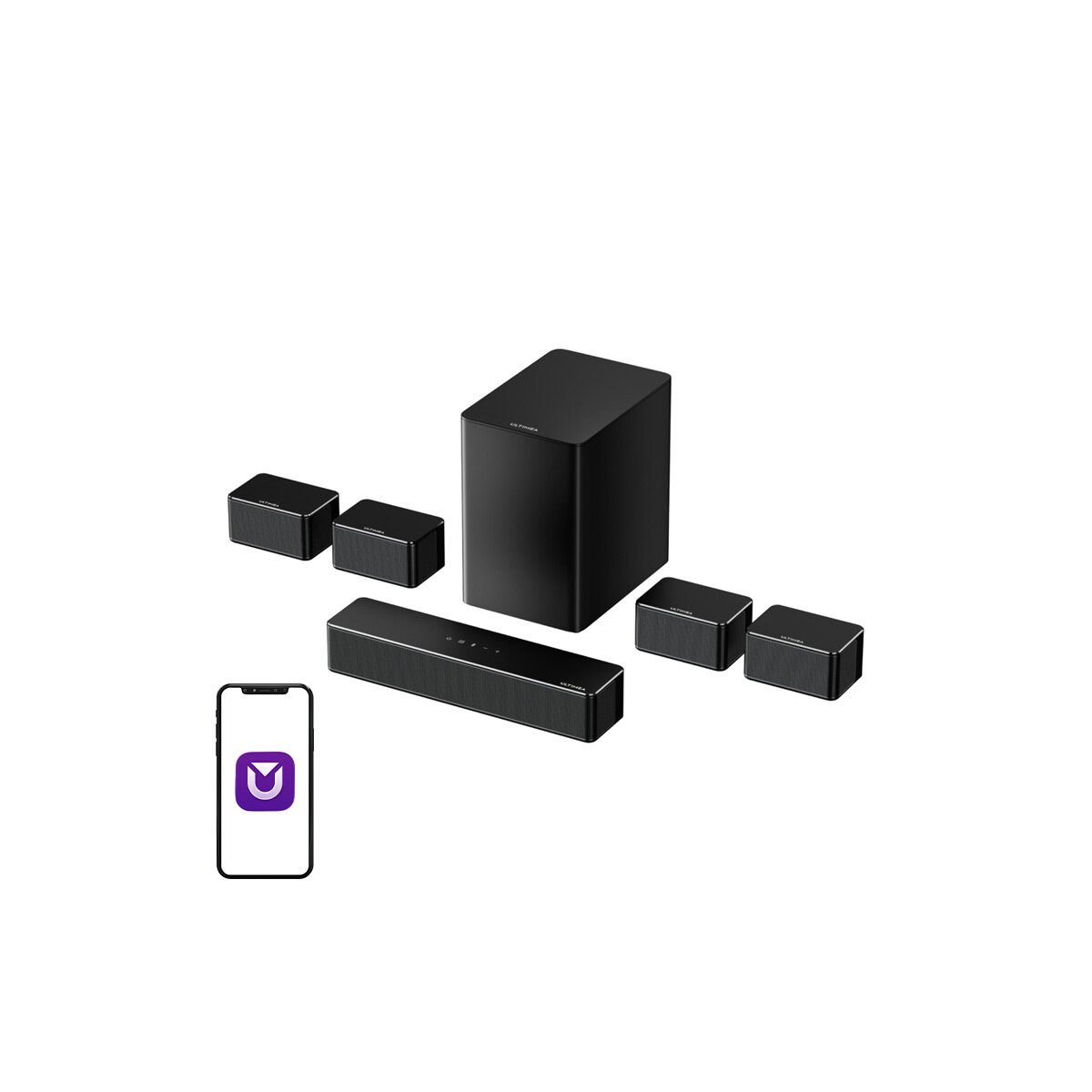 Ultimea Ultimea Poseidon D70 7.1 Soundbar Bluetooth TV Soundbar