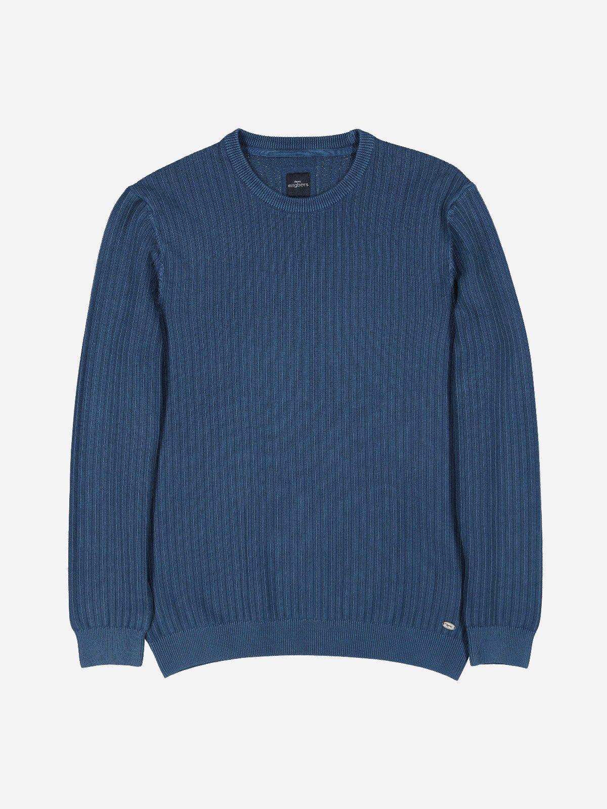 Engbers Herren Pullover Rundhals, Royalblau
