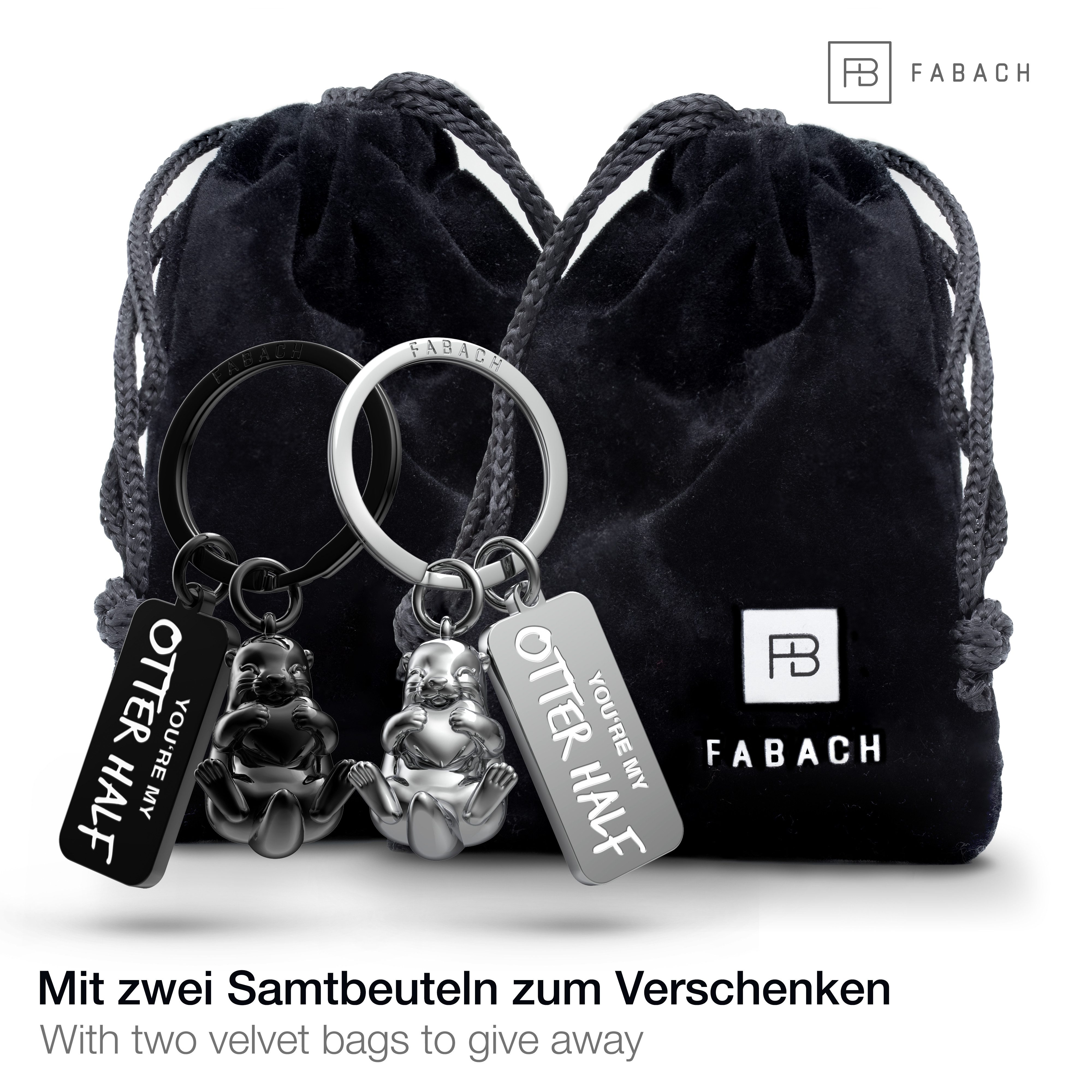 FABACH Schlüsselanhänger Set Partneranhänger Otty mit günstig online kaufen