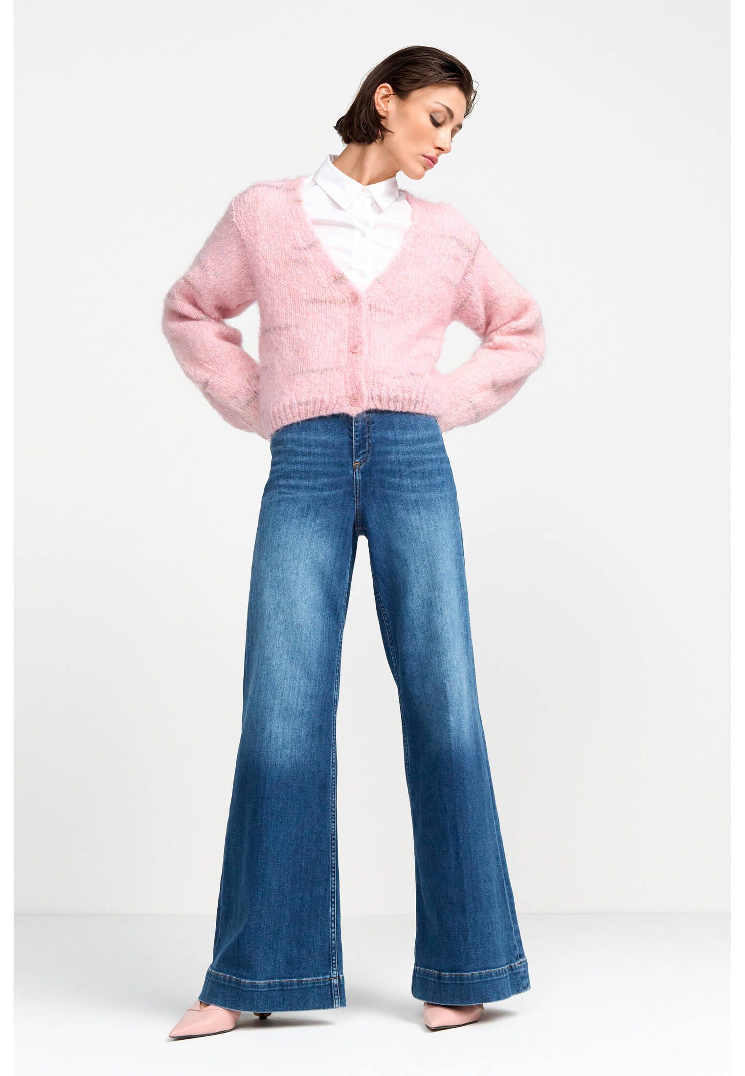 RICHROYAL 5-Pocket-Hose Damen Jeans MARLENE Wide günstig online kaufen