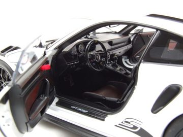 Norev Modelltraktor Porsche 911 GT3 RS 2022 weiß schwarz Modellauto 1:18 Norev, Maßstab 1:18