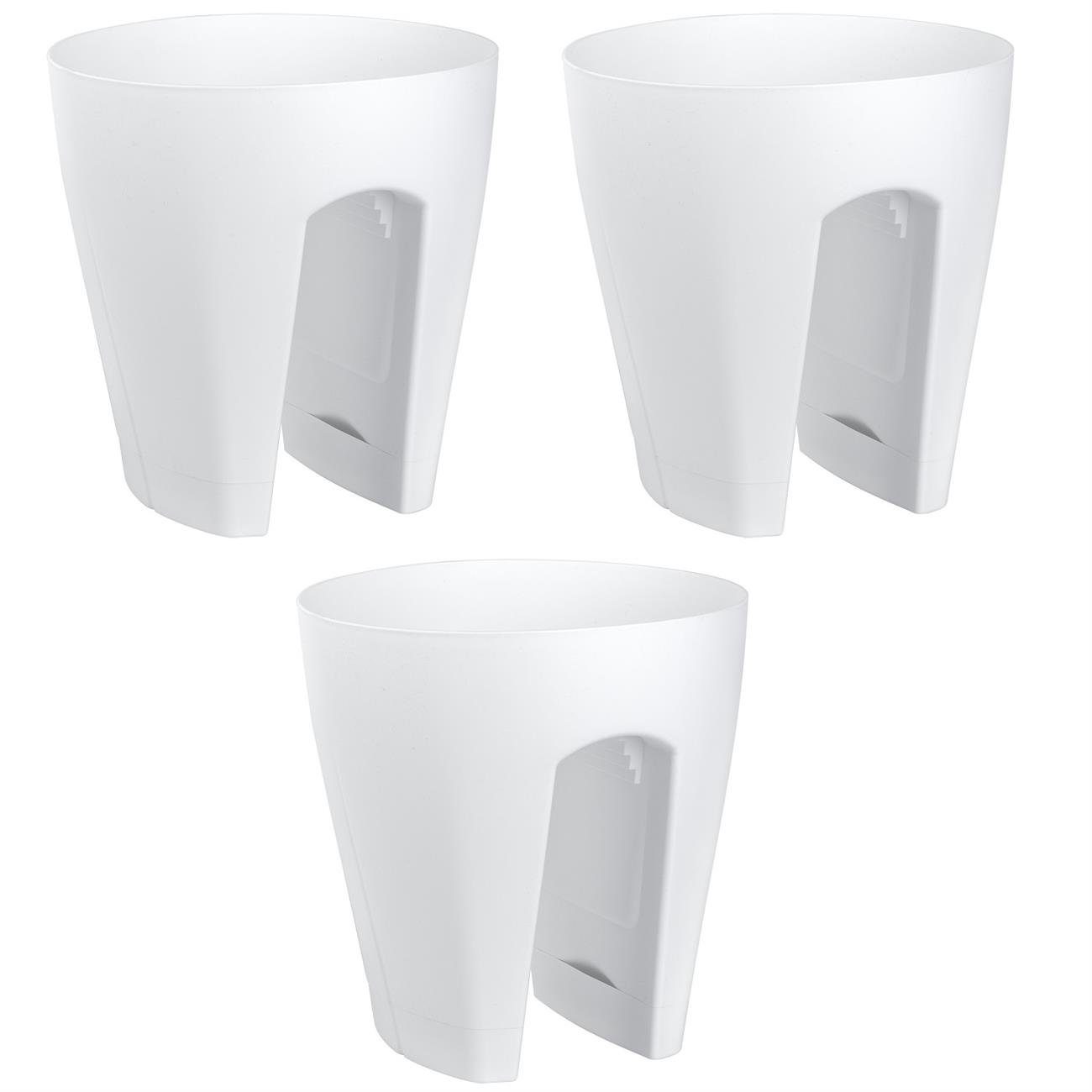 Engelland Blumentopf Geländertopf mit Wasserauffangschalen (Vorteils-Set, günstig online kaufen