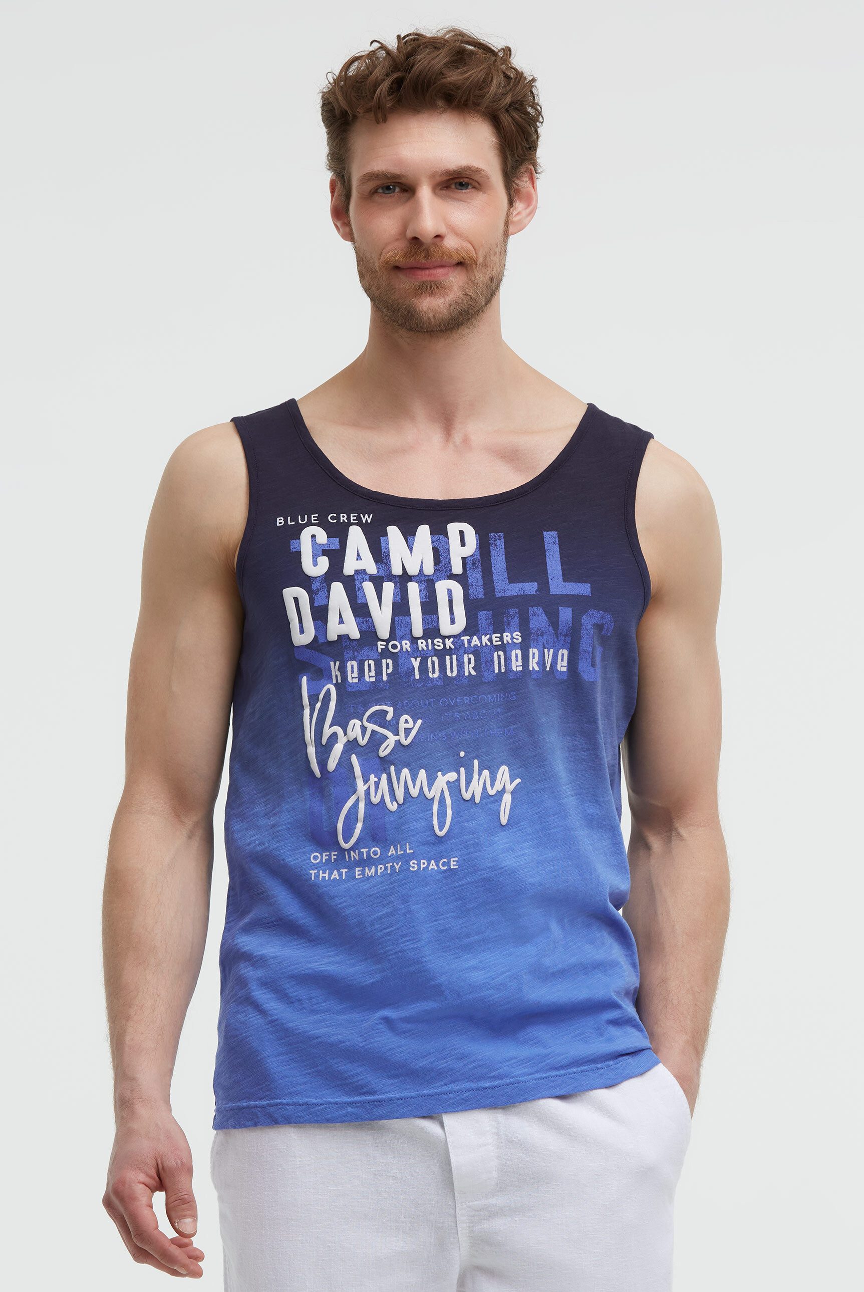 CAMP DAVID Tanktop aus Baumwolle