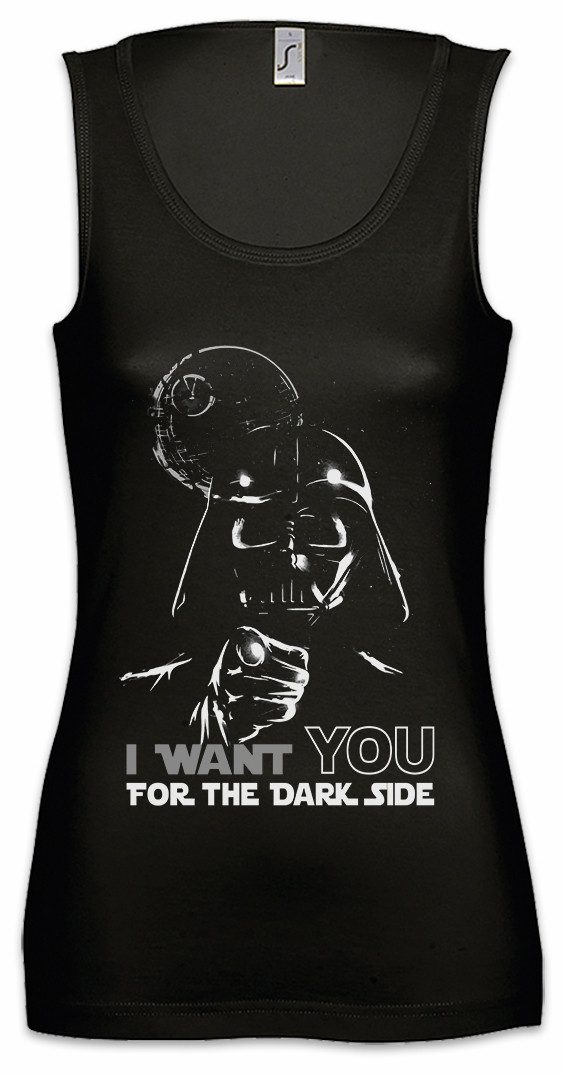Urban Backwoods Tanktop I Want You For The Dark Side Ärmelloses Damen T-Shirt Darth Star Macht Wars Vader Imperium