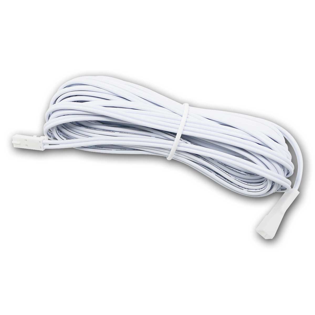 world-trading-net 5m Verlängerungskabel weiß, Mini-Buchse&Stecker Verlängerungskabel, (500 cm)