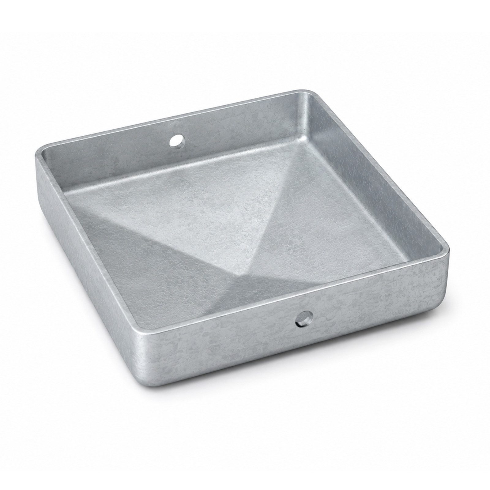 Holmwerk Pfostenkappe 10xverzinkt 71 mm Pyramide Abdeckkappe für Pfosten 7 x 7 cm Zaunpfahl (10 St)