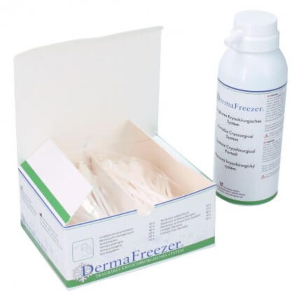 DocMed Warzen-Vereisungsspray Derma Freezer Set, (Spar Set, 62-tlg), Warzenentfernung, Schmerzarme Behandlung