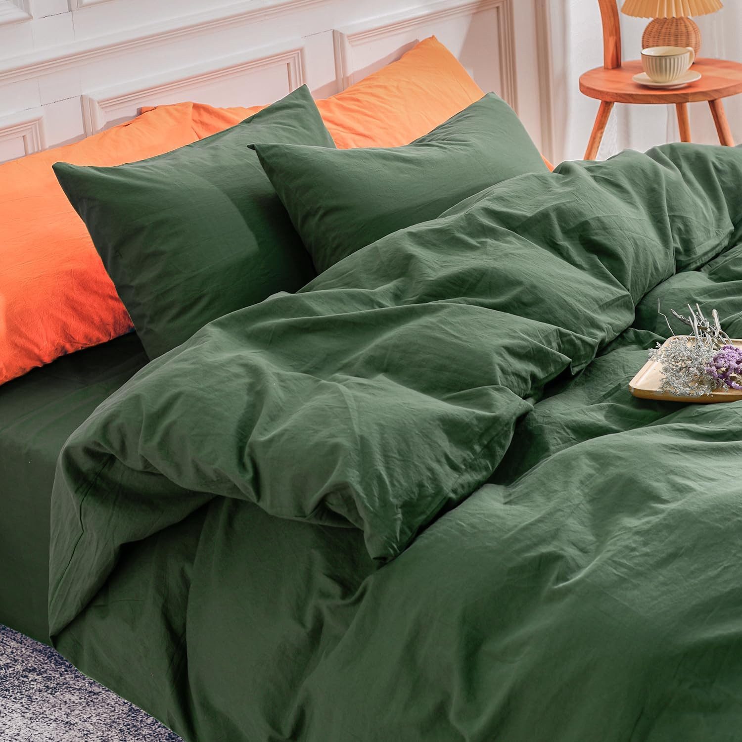 ibettertec Bettwäsche Bettwäsche 135X200cm,200x200cm Bettbezug, Bettwäsche- günstig online kaufen