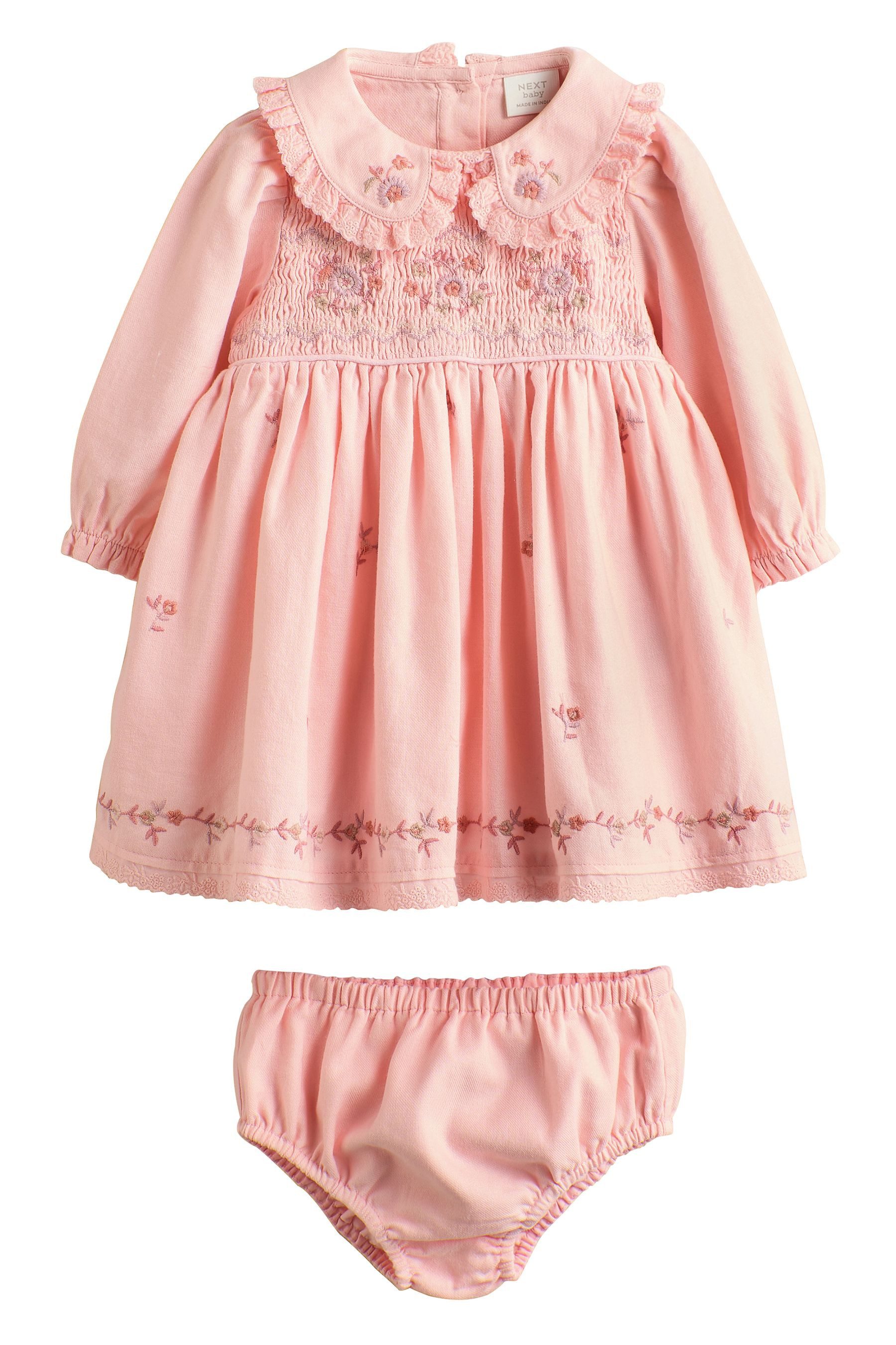 Next Partykleid Baby-Kleid mit Stickerei (2-tlg)