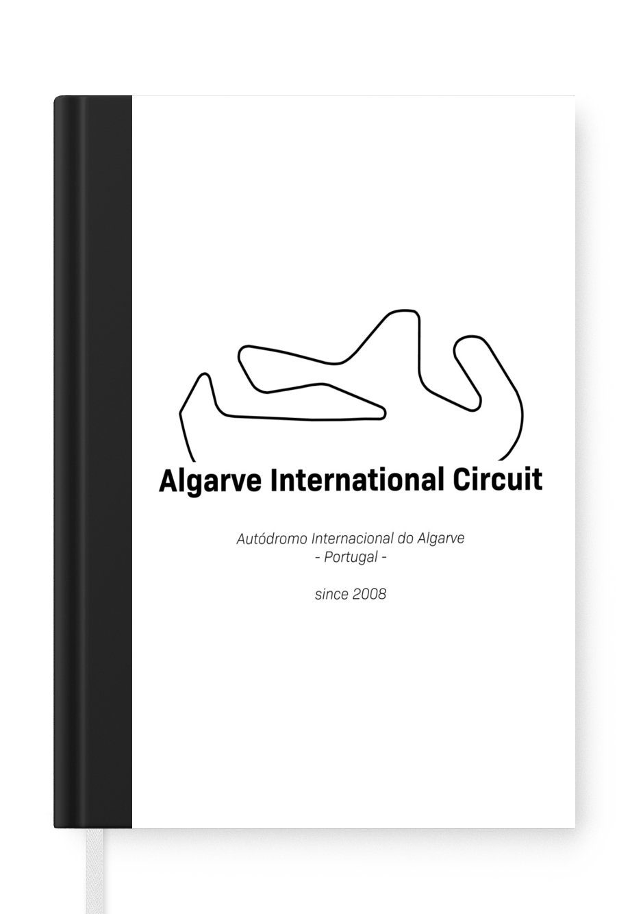 MuchoWow Notizbuch Formel 1 - Portugal 98 - Merkzettel, Rennstrecke, Seiten, Haushaltsbuch A5, Journal, Notizheft, Tagebuch