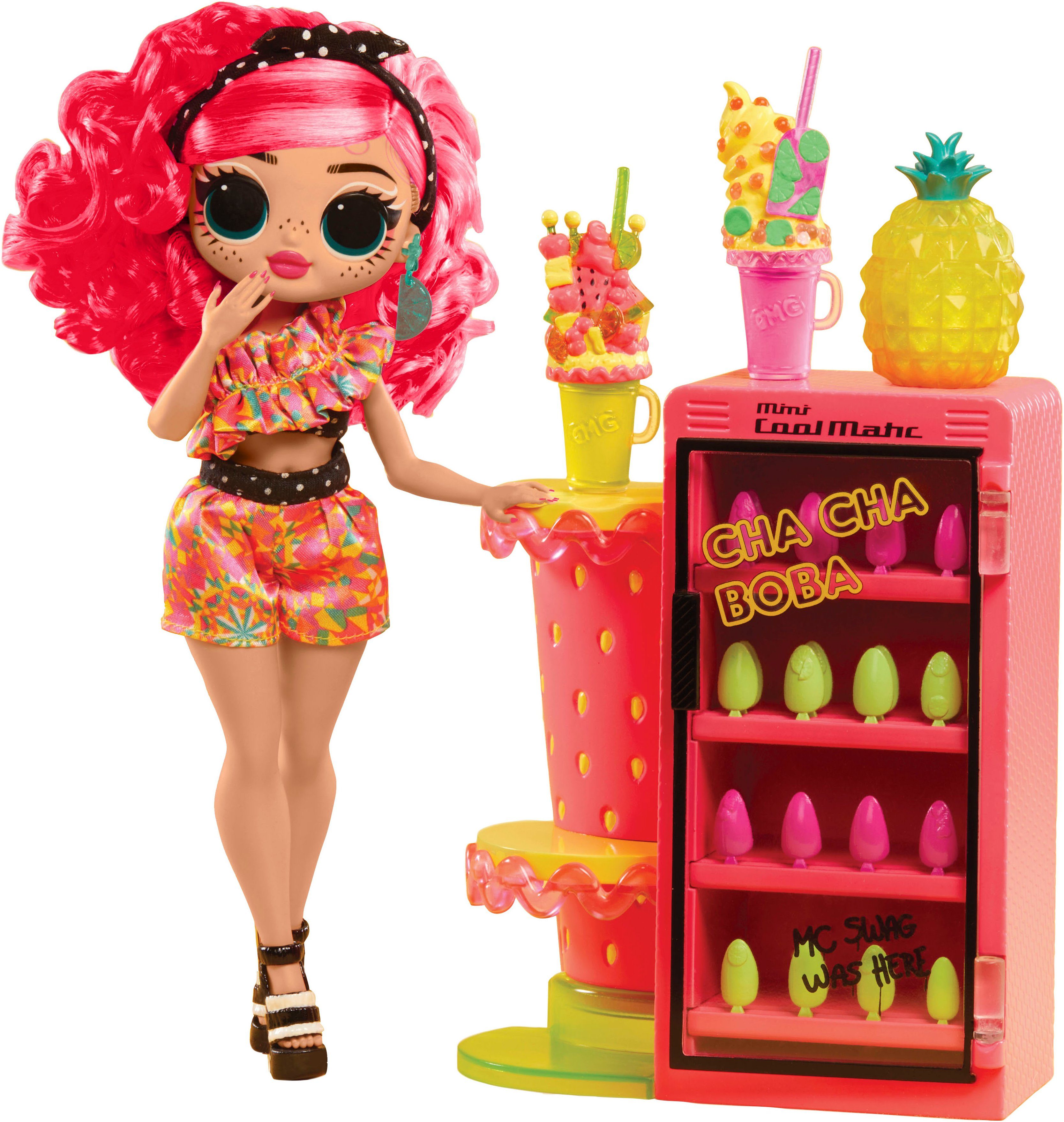 L.O.L. SURPRISE! Anziehpuppe OMG Sweet Nails™ - Pinky Pops Fruit Shop günstig online kaufen