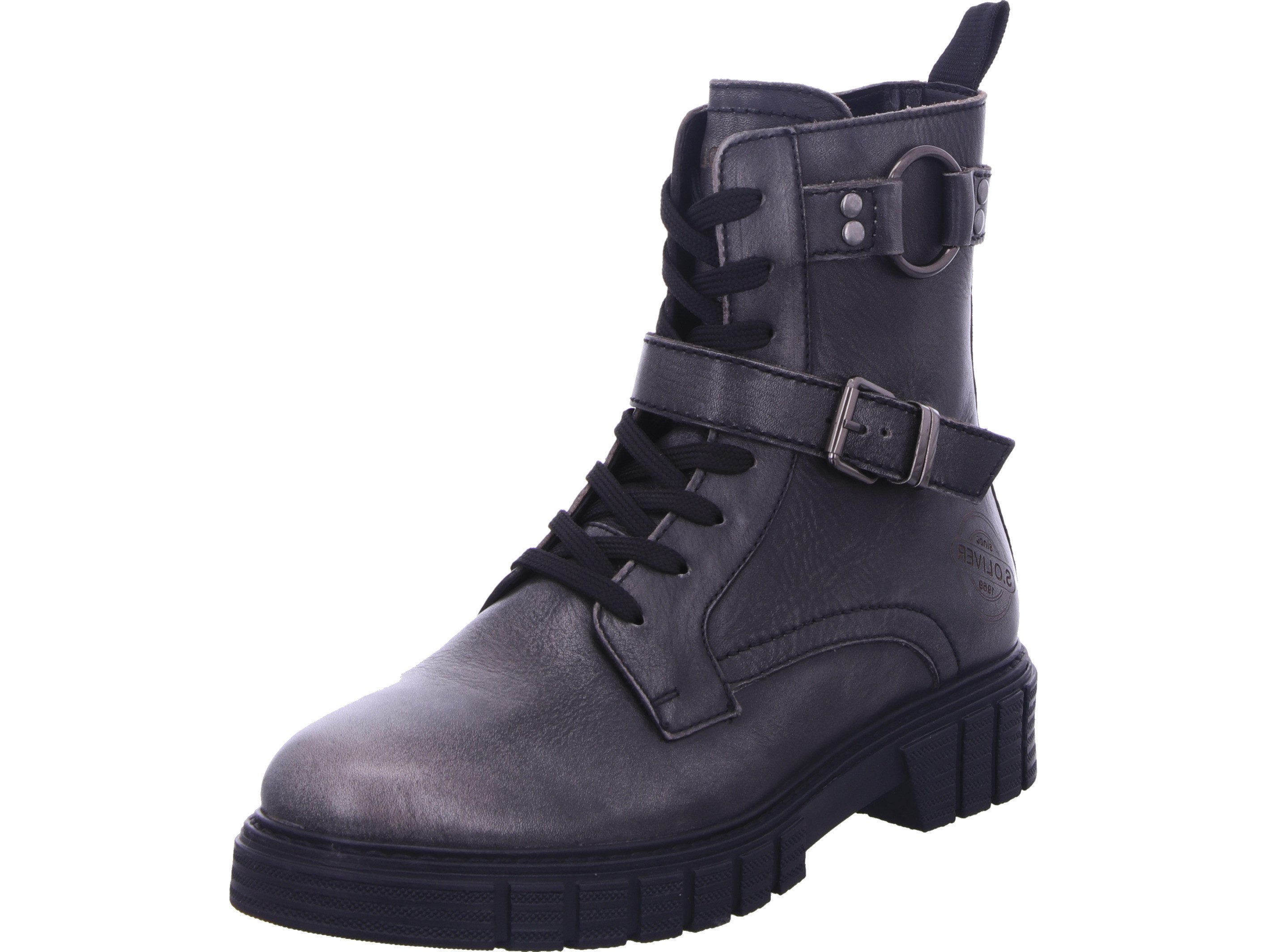 s.Oliver Schnürboots echtes Leder