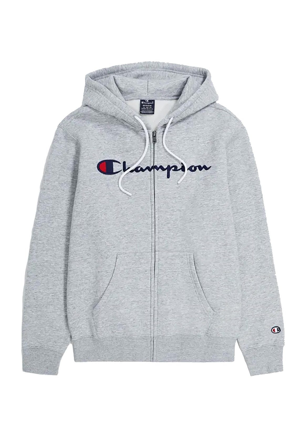 Champion Kapuzensweatshirt Champion Herren Zipper 219210 EM021 NOXM Hellgrau