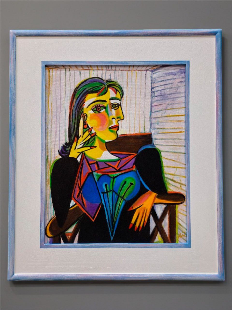 JVmoebel Gemälde Kraftvolles abstraktes Ölgemälde im zeitgenössischen Stil Sofort, (1 St), Made in Europa