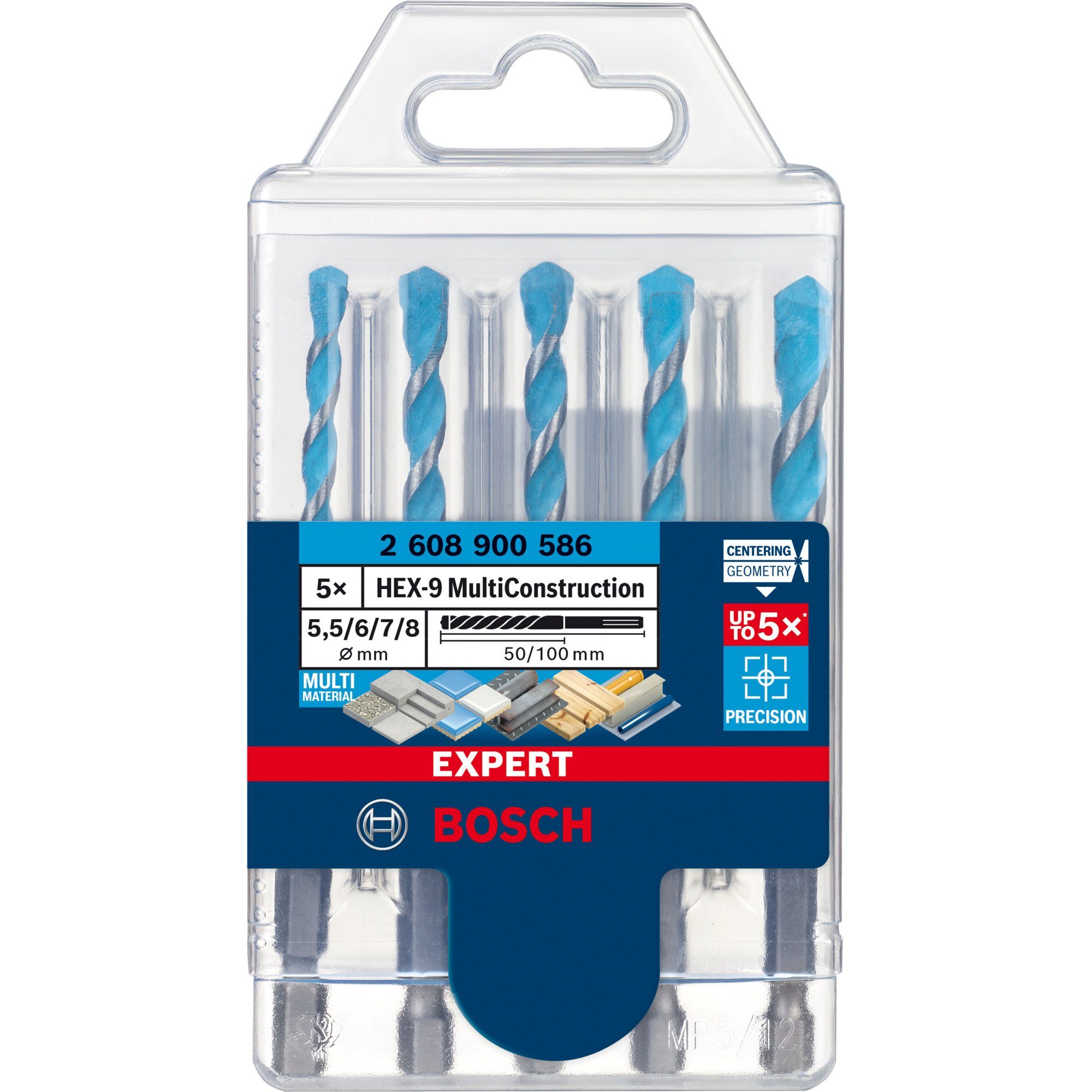 Bosch Professional Bohrer- und Bitset Bosch Professional EXPERT HEX-9 MultiConstruction